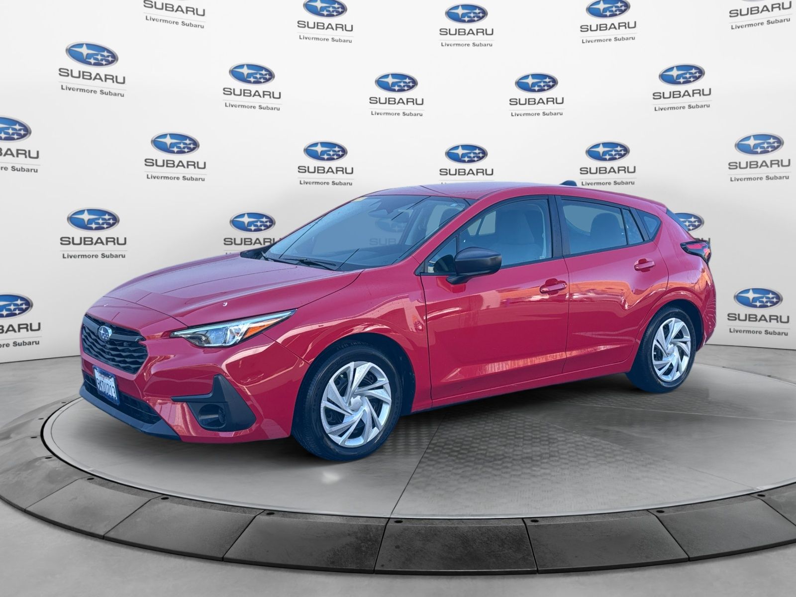 Pure Red 2024 Subaru Impreza Wagon All-Wheel Drive Continuously Variable Transmission