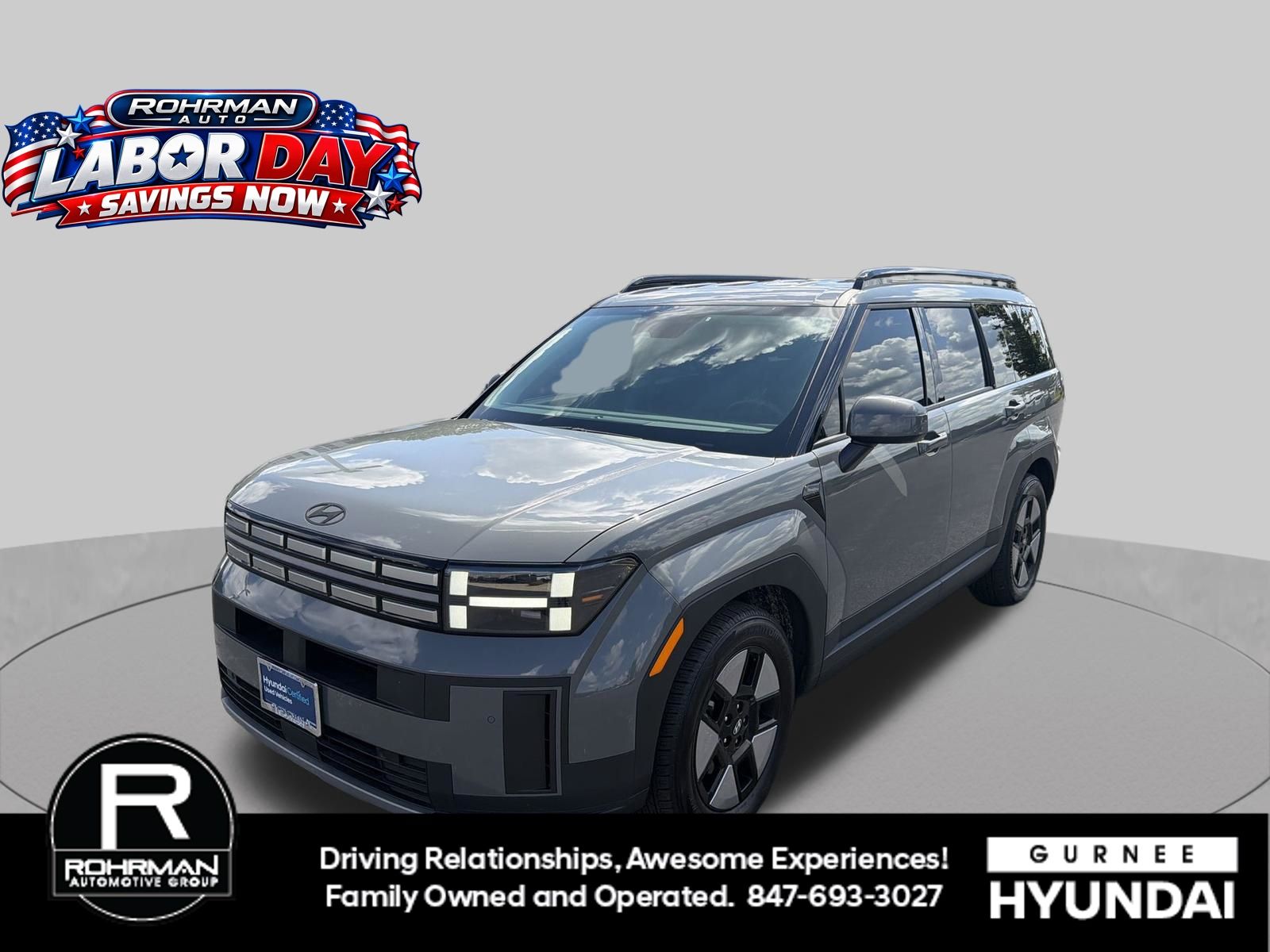 Hampton Gray 2024 Hyundai Santa Fe Hybrid SUV / Crossover Front-Wheel Drive 6-Speed Automatic