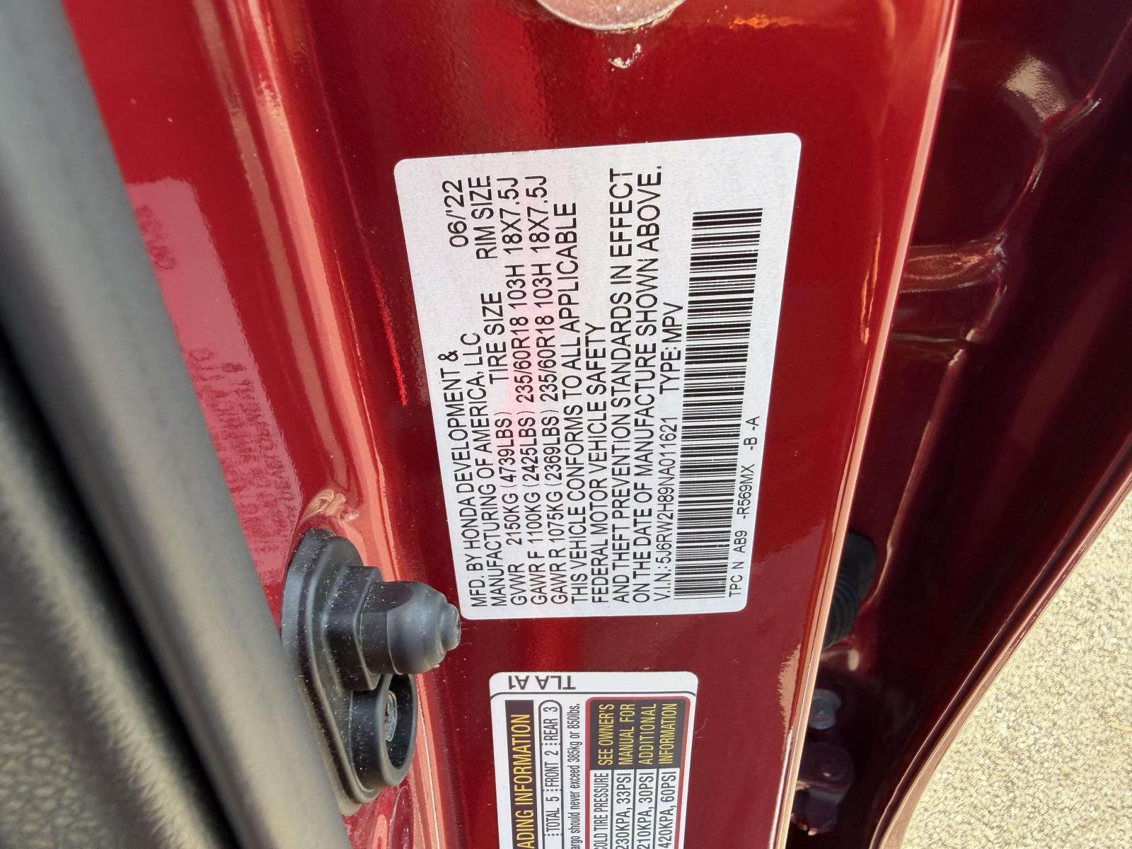 Used 2022  Honda EX-L image 27