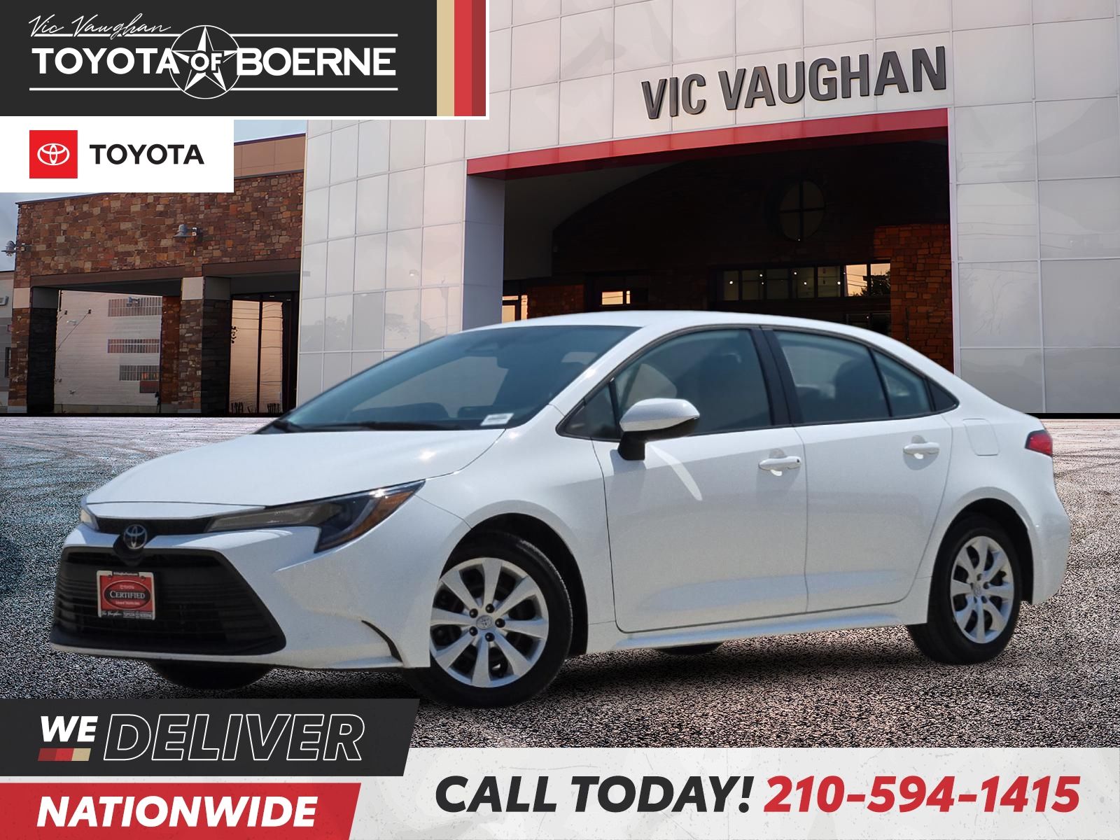 Ice 2025 Toyota Corolla Sedan Front-Wheel Drive Continuously Variable Transmission