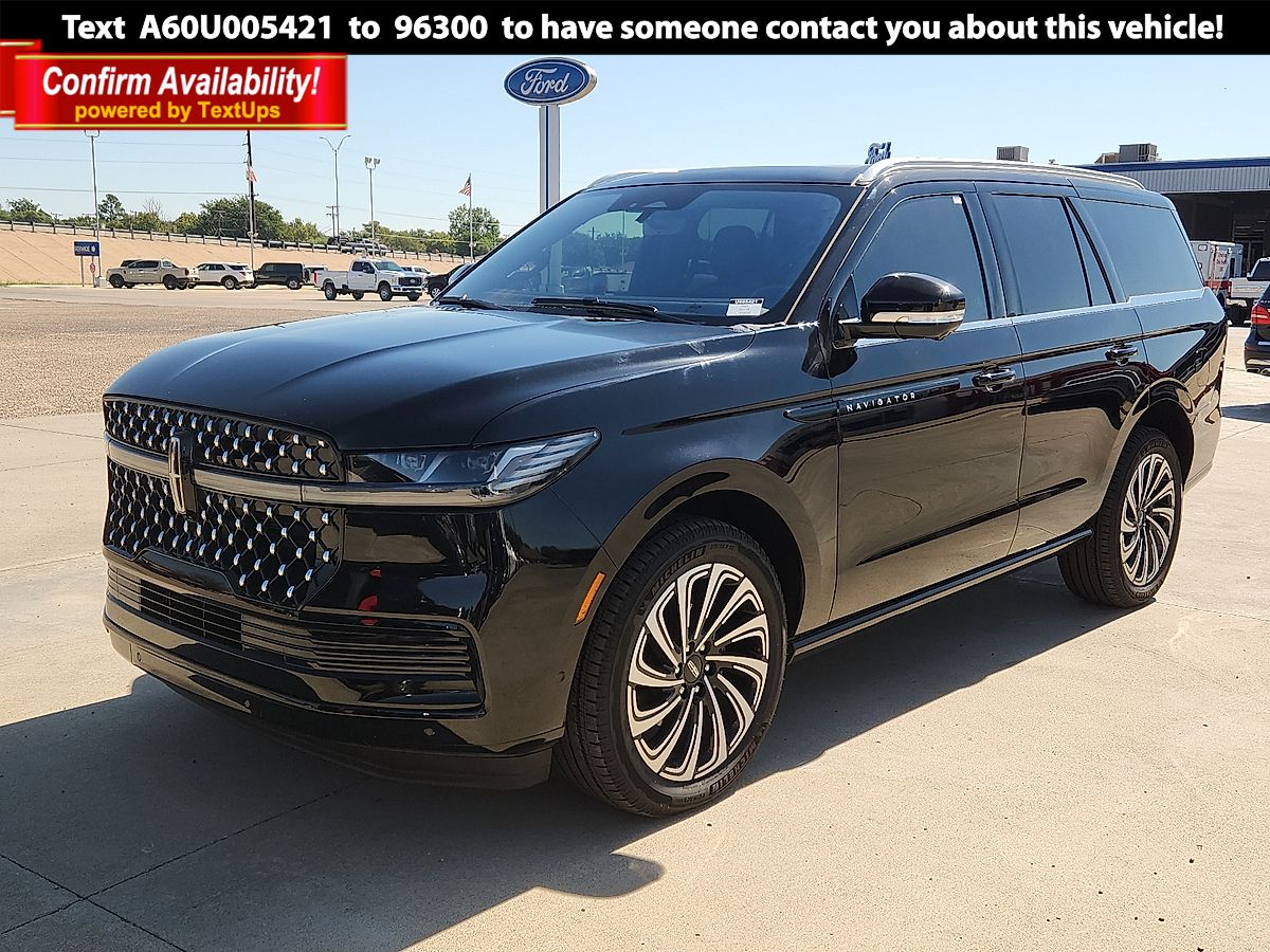 Black Metallic 2025 Lincoln Navigator SUV / Crossover Four-Wheel Drive Automatic