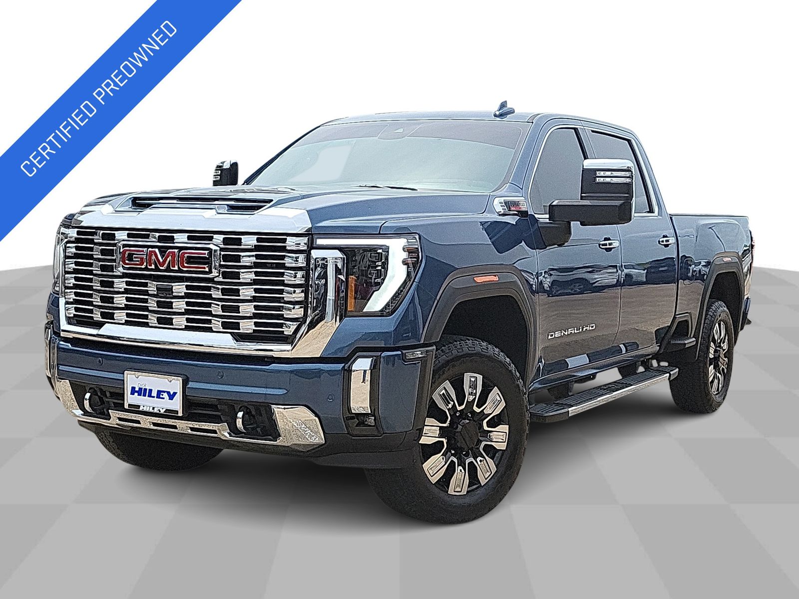 Downpour Metallic 2024 GMC Sierra 2500HD Denali Crew Cab 4WD Pickup Truck Four-Wheel Drive Automatic