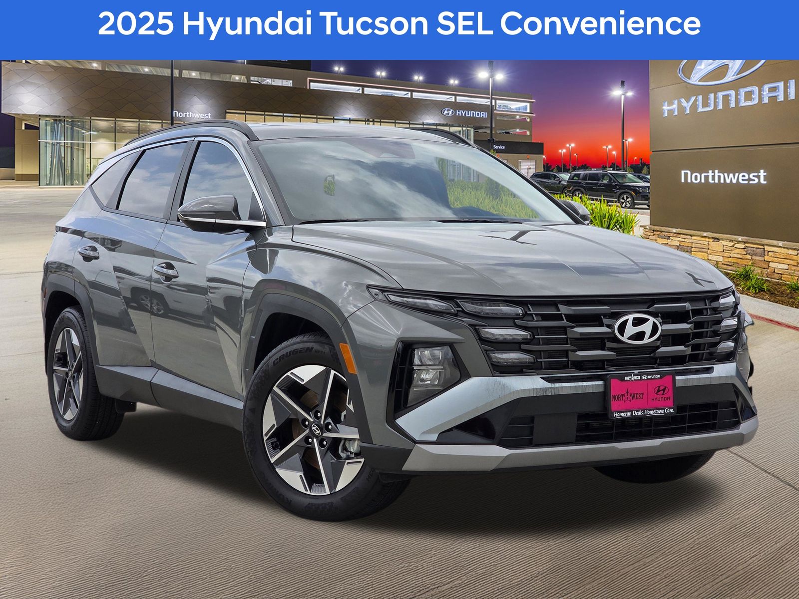 Hampton Gray 2025 Hyundai Tucson SUV / Crossover Front-Wheel Drive 8-Speed Automatic