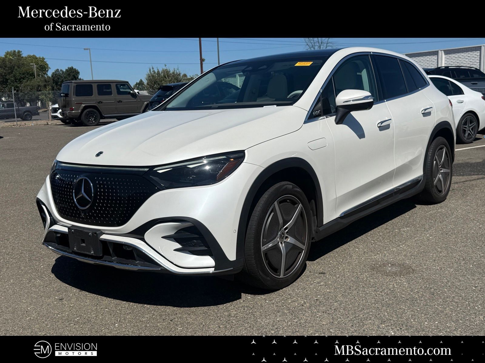 MANUFAKTUR Moonlight White Metallic 2023 Mercedes-Benz EQE Sedan All-Wheel Drive 1-Speed Automatic
