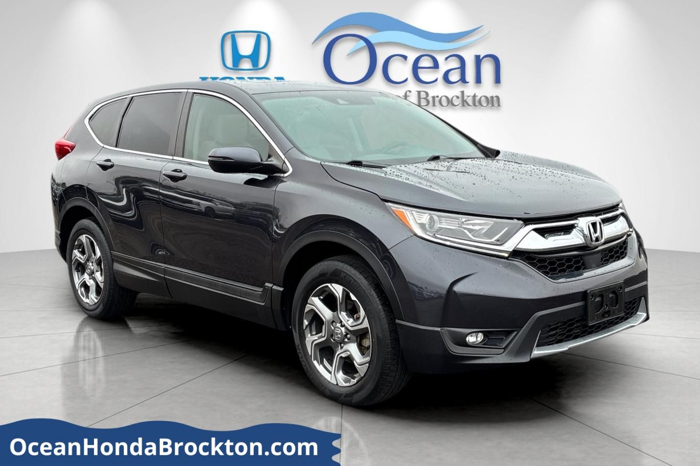 Gray (Gunmetal Metallic) 2019 Honda CR-V EX AWD SUV / Crossover All-Wheel Drive Continuously Variable Transmission
