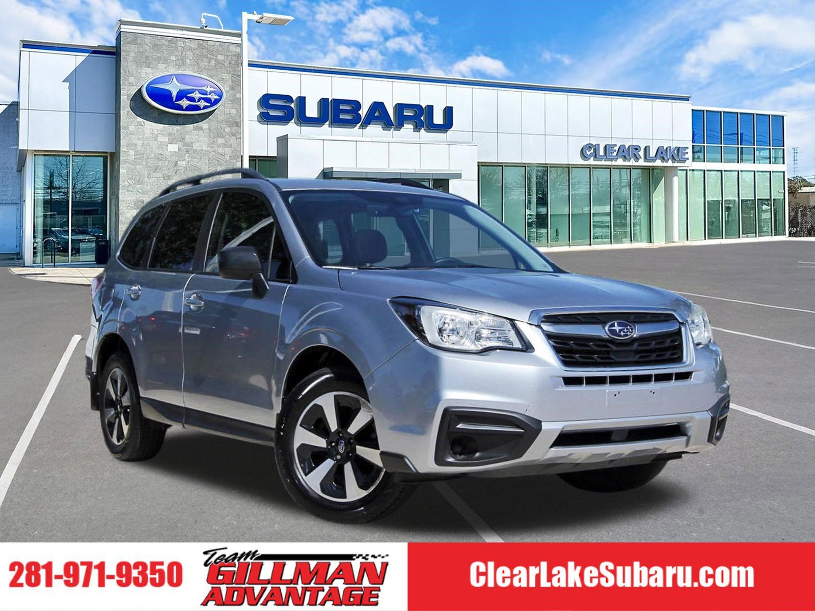 Ice Silver Metallic 2018 Subaru Forester 2.5i SUV / Crossover All-Wheel Drive Continuously Variable Transmission