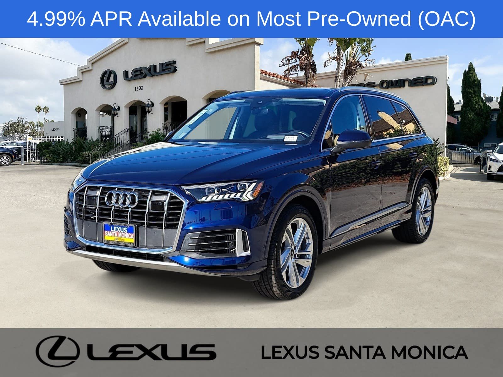 Navarra Blue Metallic 2024 Audi Q7 SUV / Crossover All-Wheel Drive 8-Speed Automatic