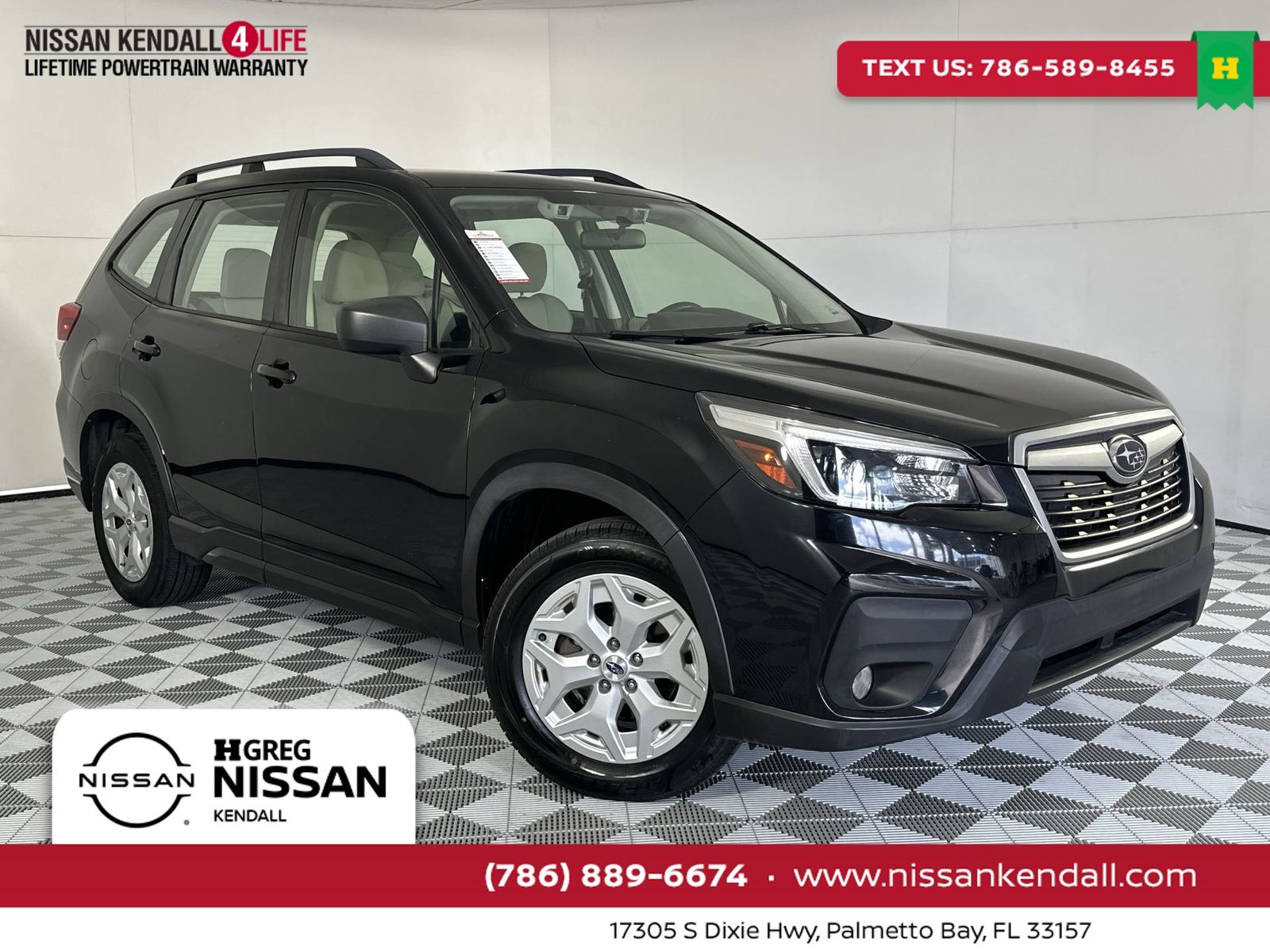 Crystal Black Silica 2021 Subaru Forester Crossover AWD SUV / Crossover All-Wheel Drive Continuously Variable Transmission