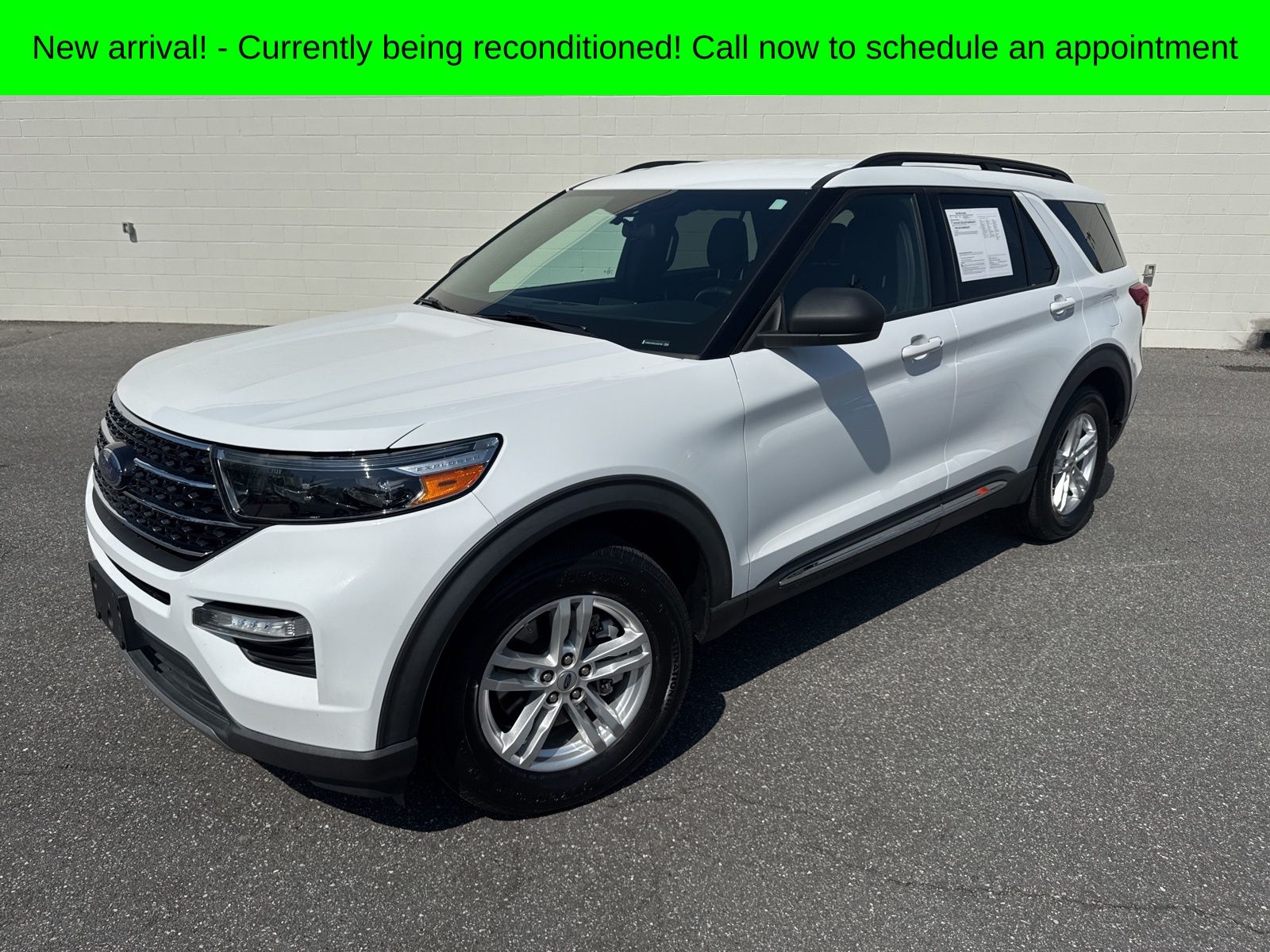 Oxford White 2020 Ford Explorer XLT RWD SUV / Crossover Rear-Wheel Drive Automatic