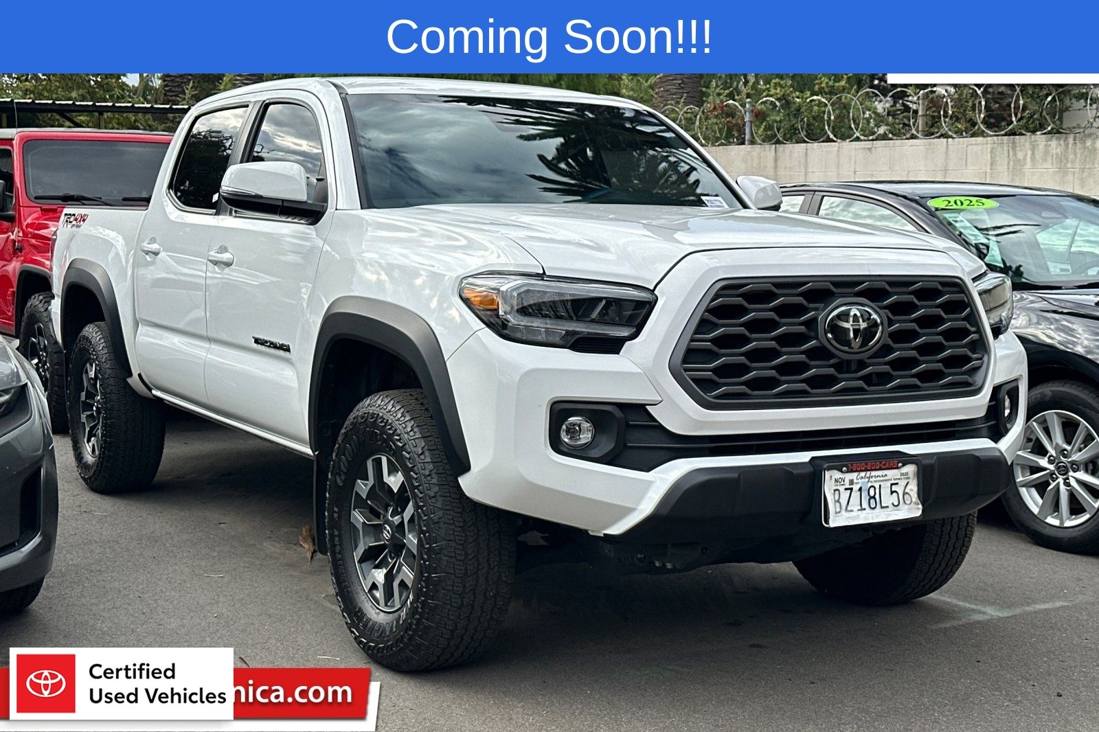 Ice 2023 Toyota Tacoma Pickup Truck Four-Wheel Drive 6-Speed Automatic