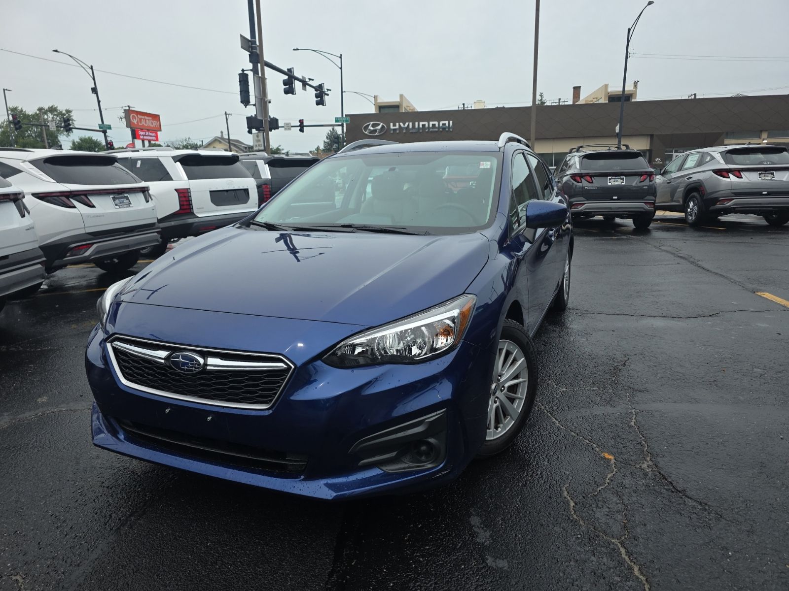 Lapis Blue Pearl 2018 Subaru Impreza Hatchback All-Wheel Drive Continuously Variable Transmission