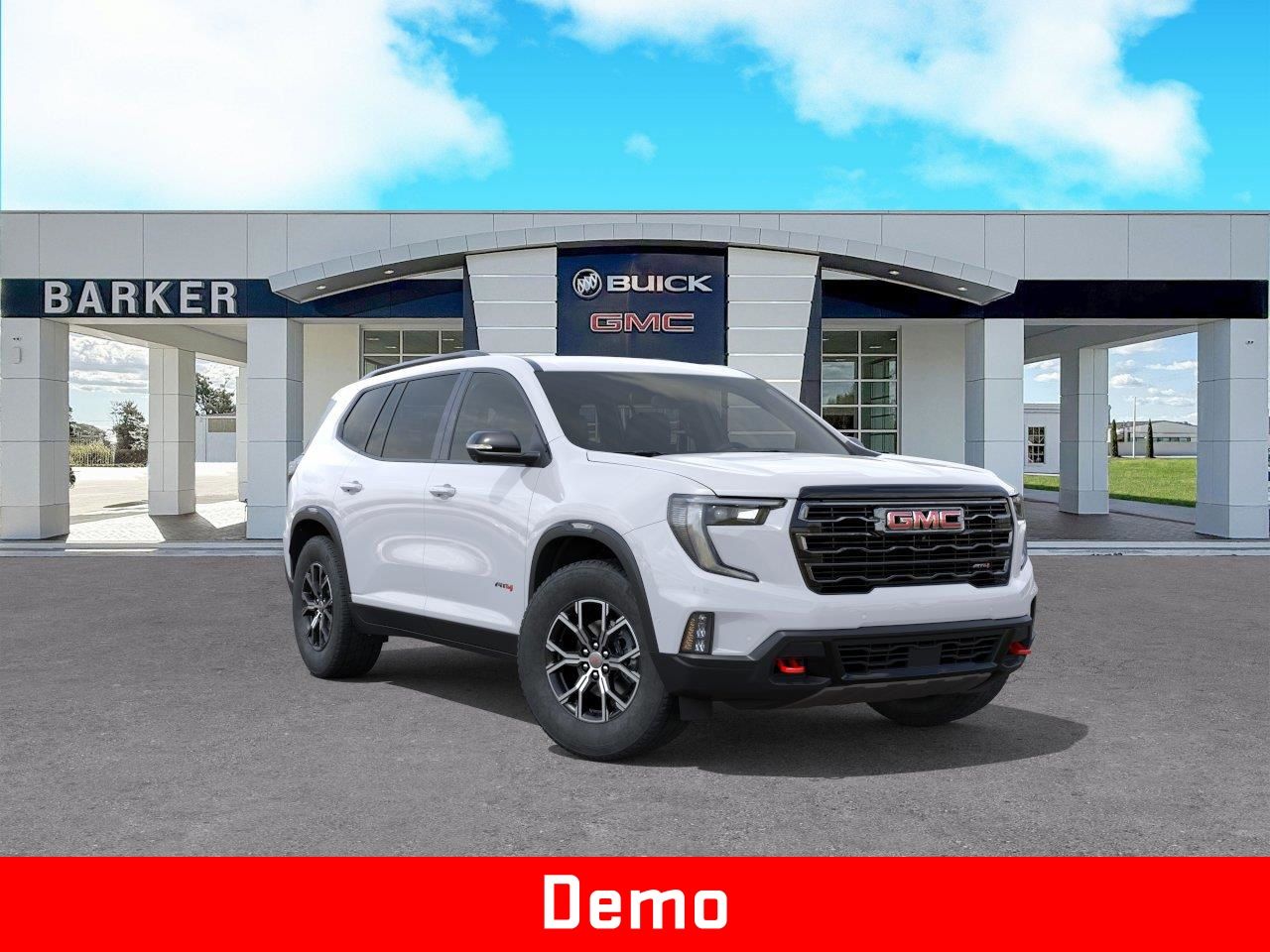 Summit White 2026 GMC Acadia AT4 AWD SUV / Crossover Four-Wheel Drive 8-Speed Automatic