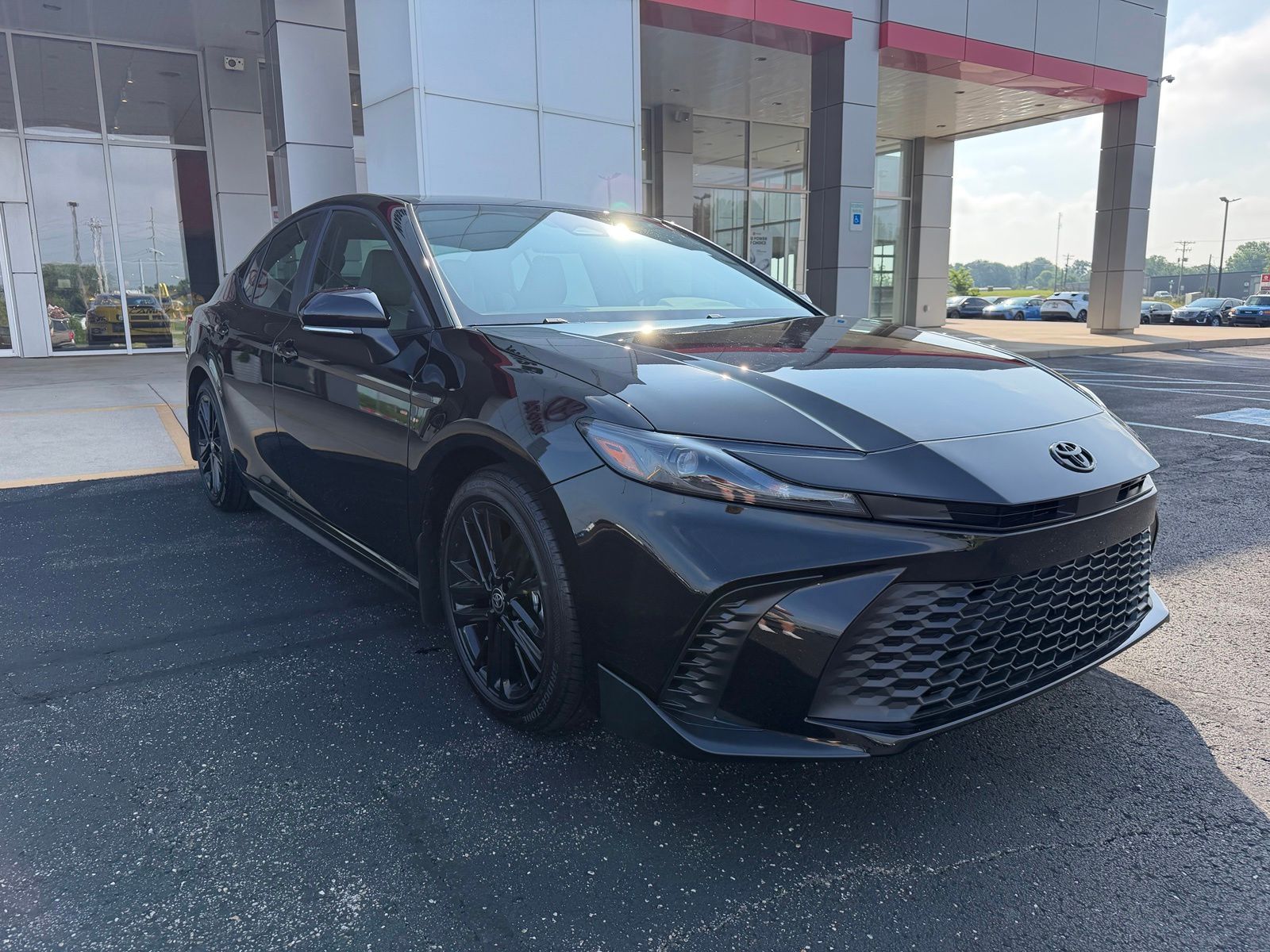 Midnight Black Metallic 2026 Toyota Camry Sedan Front-Wheel Drive Continuously Variable Transmission