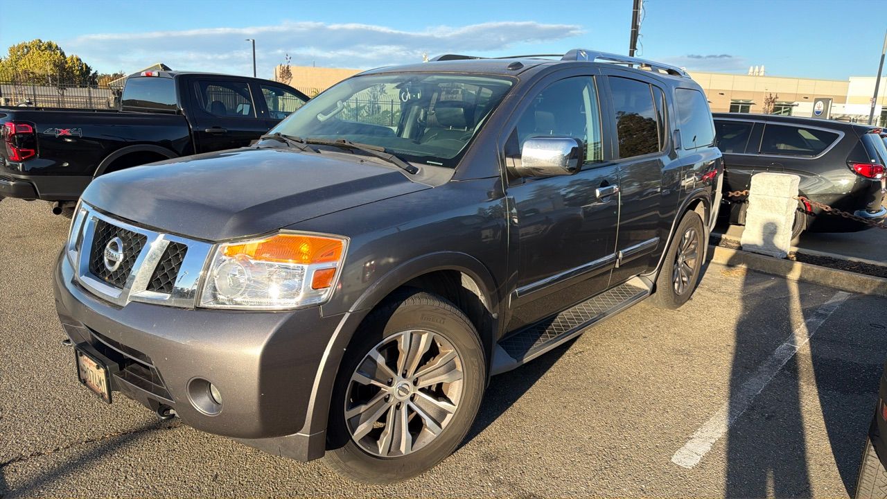 Gray (Gun Metallic) 2015 Nissan Armada SUV / Crossover 4X2 5-Speed Automatic Overdrive