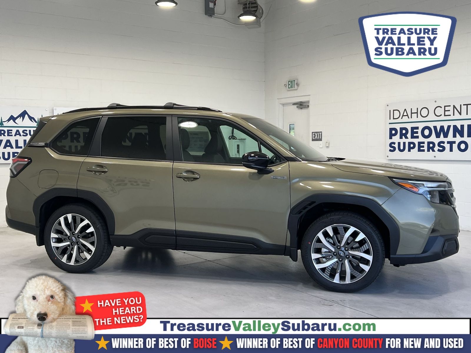 Autumn Green Metallic 2026 Subaru Forester Hybrid Touring AWD SUV / Crossover All-Wheel Drive Continuously Variable Transmission