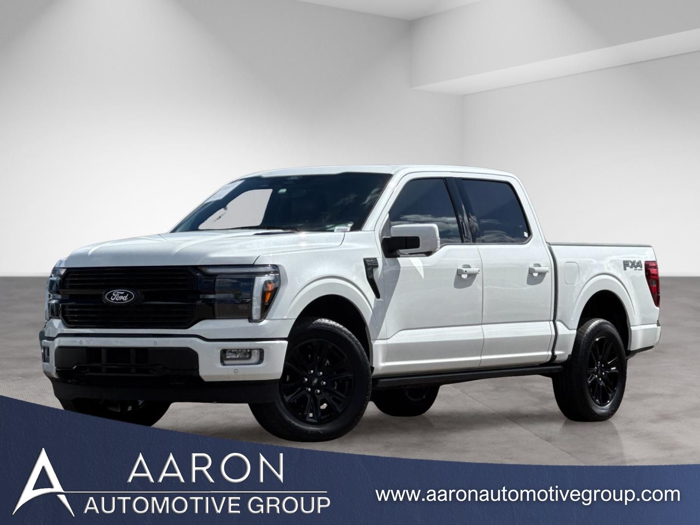 White Metallic 2024 Ford F-150 Platinum SuperCrew 4WD Pickup Truck Four-Wheel Drive Automatic