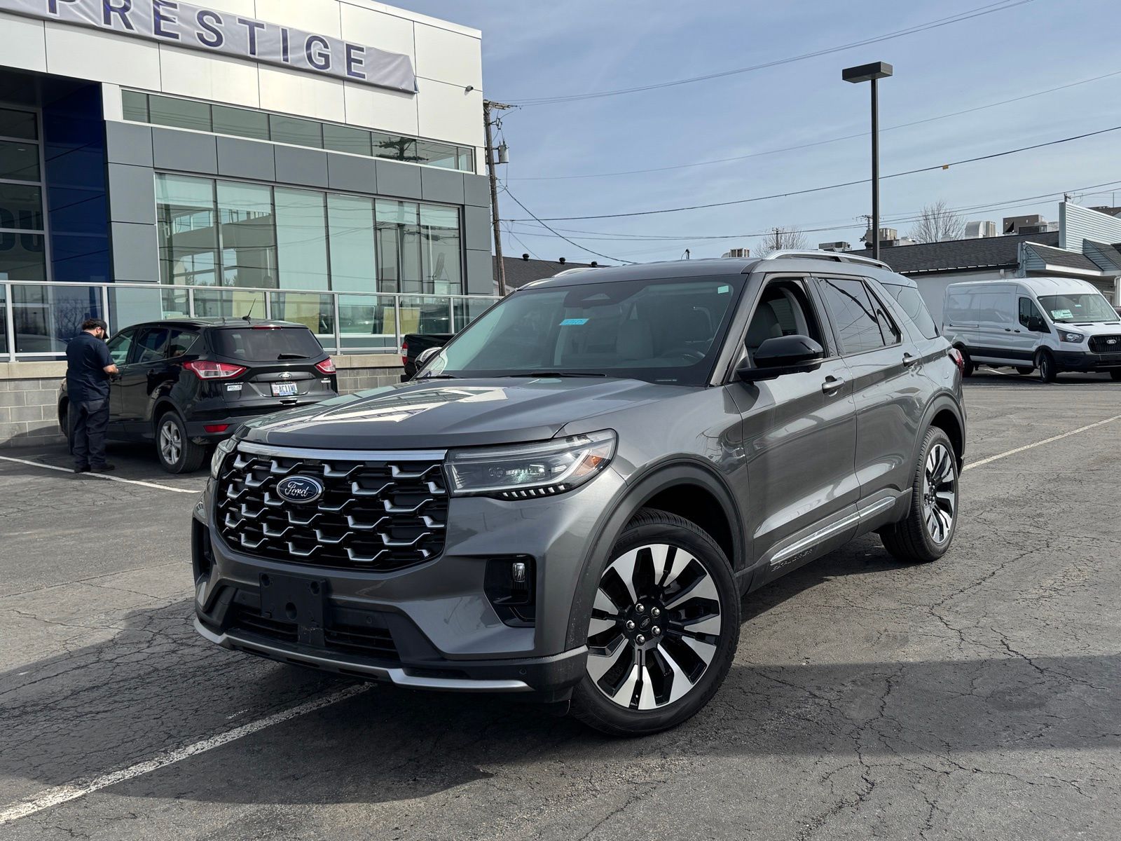 Gray Metallic 2026 Ford Explorer SUV / Crossover All-Wheel Drive Automatic