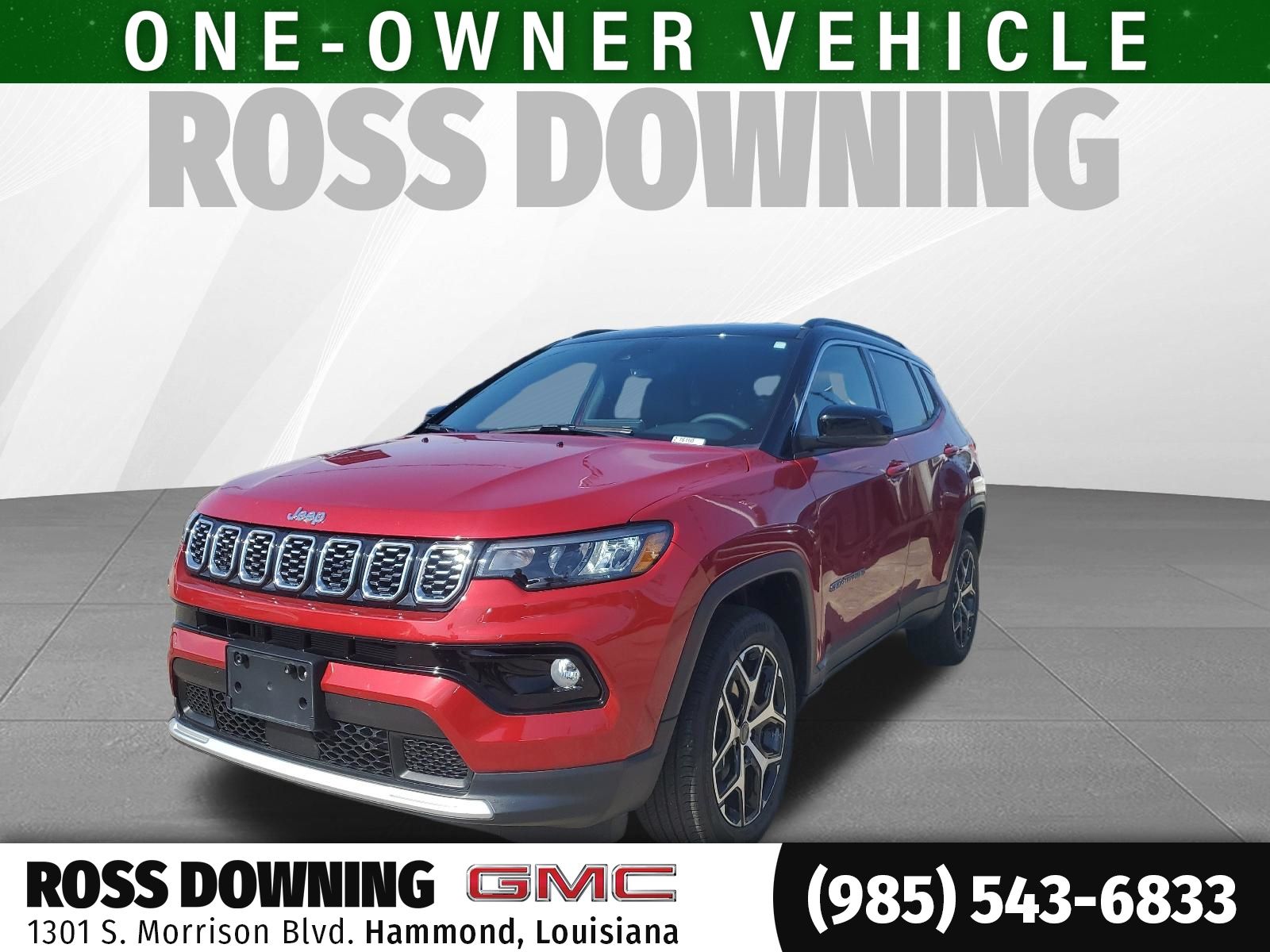 Red Hot Pearlcoat 2025 Jeep Compass Limited 4WD SUV / Crossover Four-Wheel Drive 8-Speed Automatic