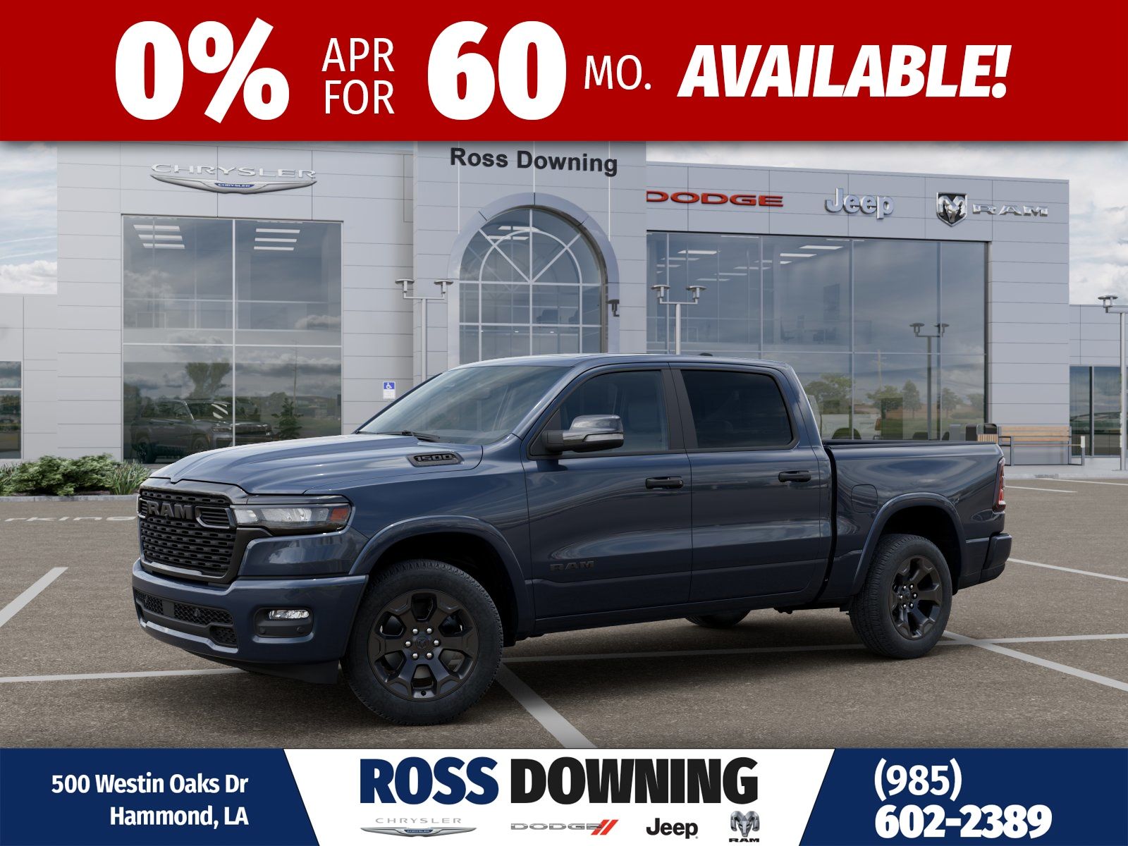 2026 RAM 1500 Big Horn Crew Cab 4WD