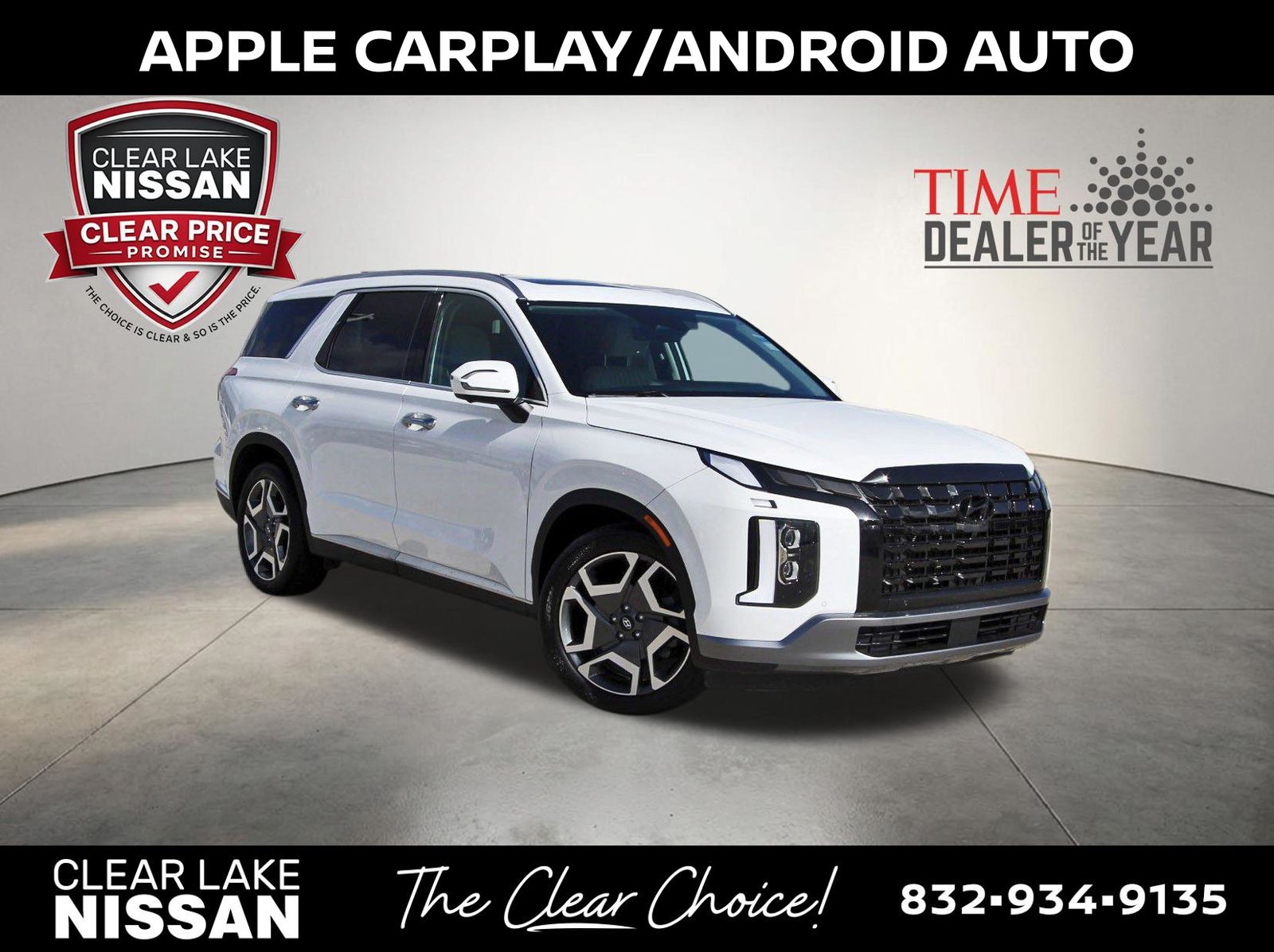 Hyper White 2024 Hyundai Palisade SUV / Crossover All-Wheel Drive 8-Speed Automatic