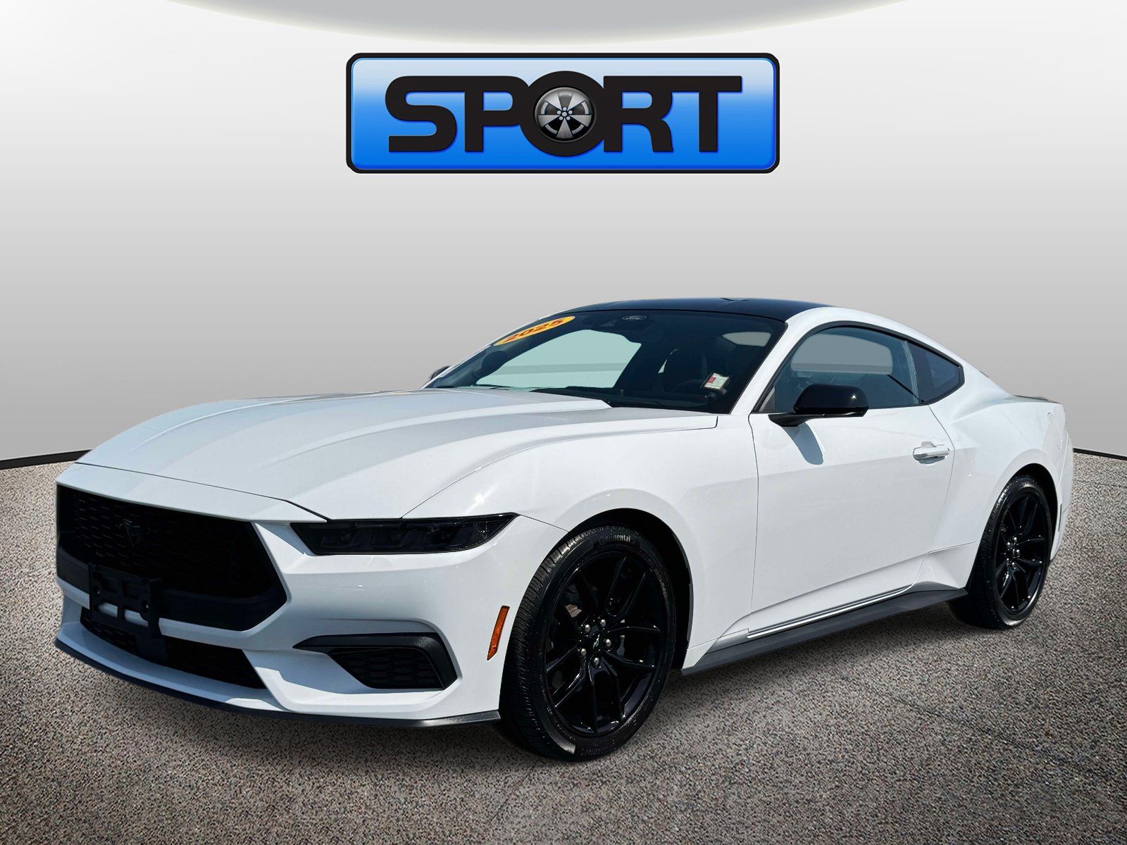 Oxford White 2025 Ford Mustang Coupe Rear-Wheel Drive Automatic