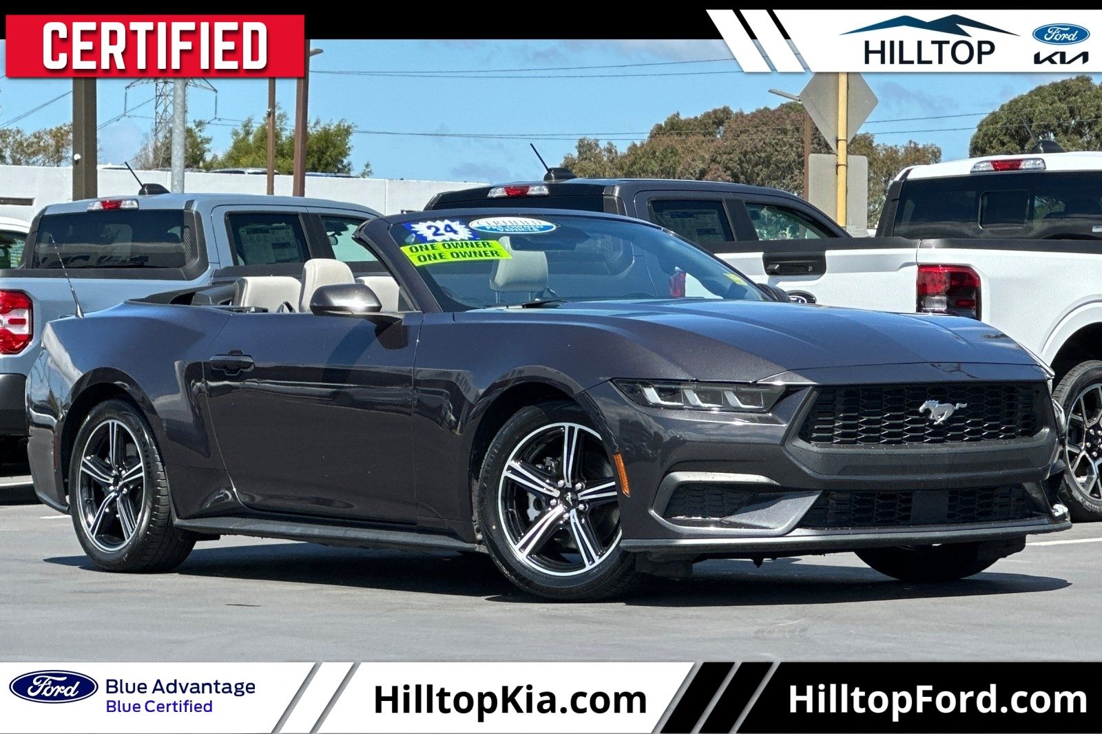 2024 Ford Mustang EcoBoost Premium Convertible RWD   