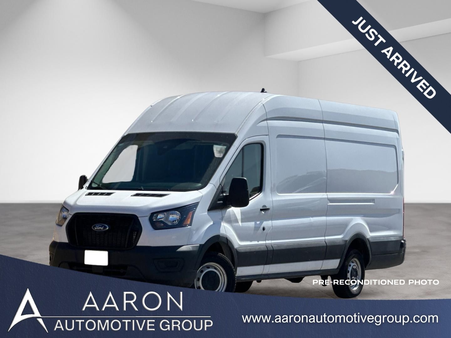 Oxford White 2024 Ford Transit Cargo 350 High Roof Extended LB RWD Van Rear-Wheel Drive