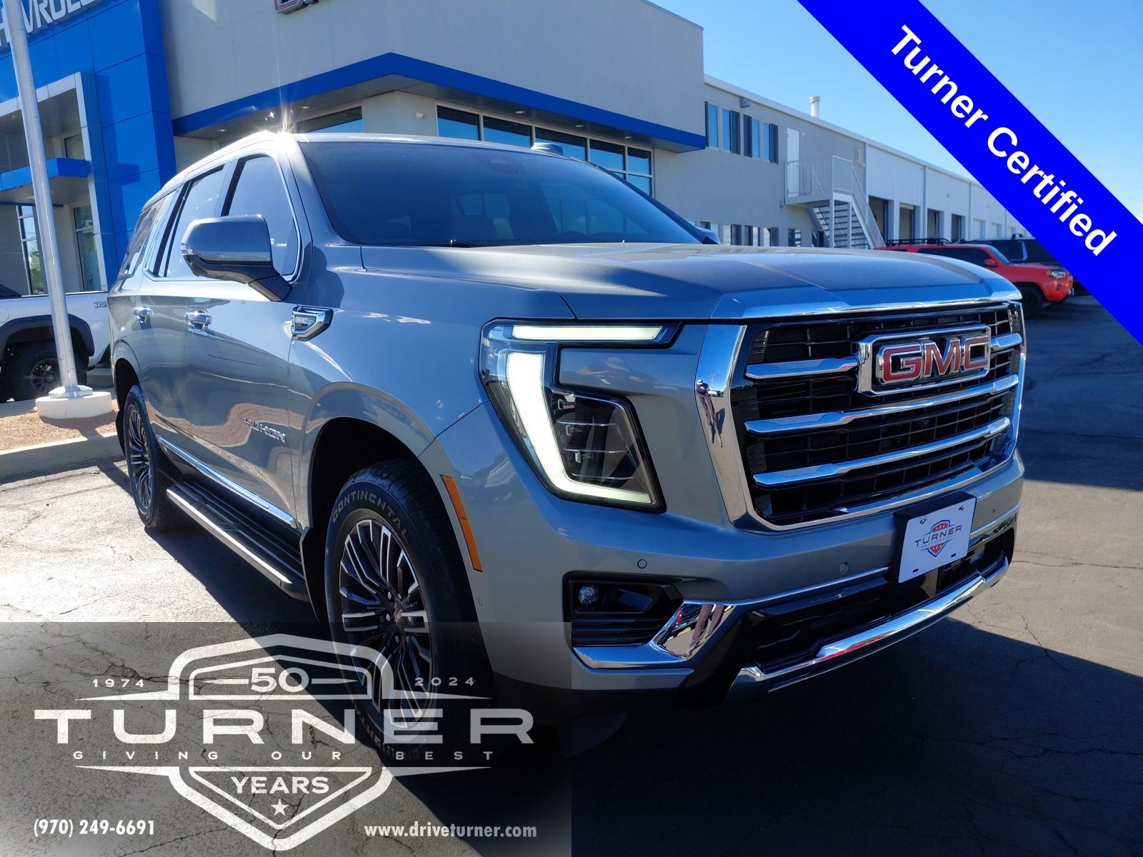 Sterling Metallic 2025 GMC Yukon SUV / Crossover Four-Wheel Drive