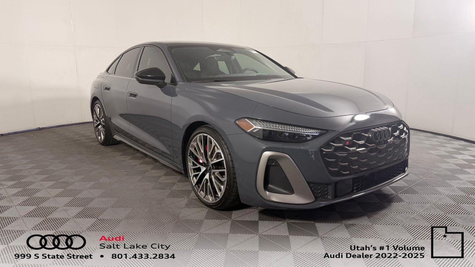 Magnet Gray 2025 Audi S5 Sedan All-Wheel Drive 7-Speed Automatic