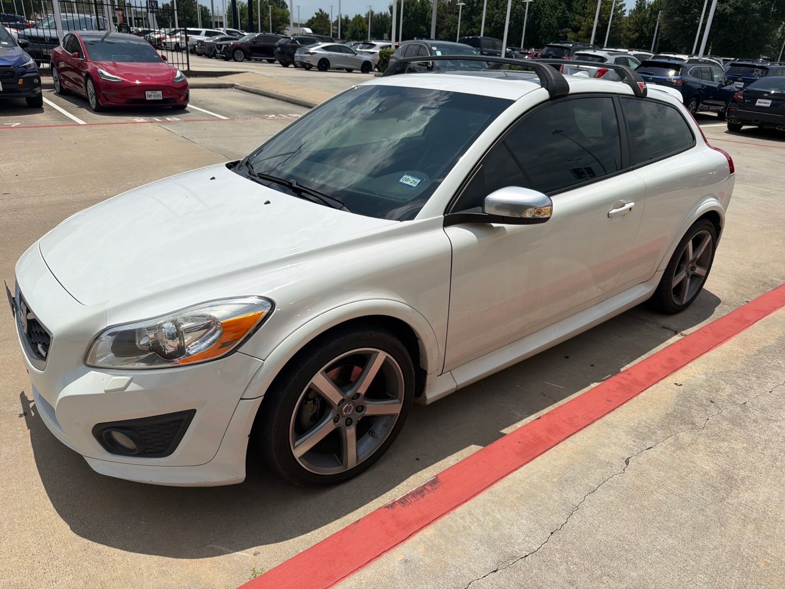 Ice White 2011 Volvo C30 Hatchback Front-Wheel Drive 5-Speed Automatic