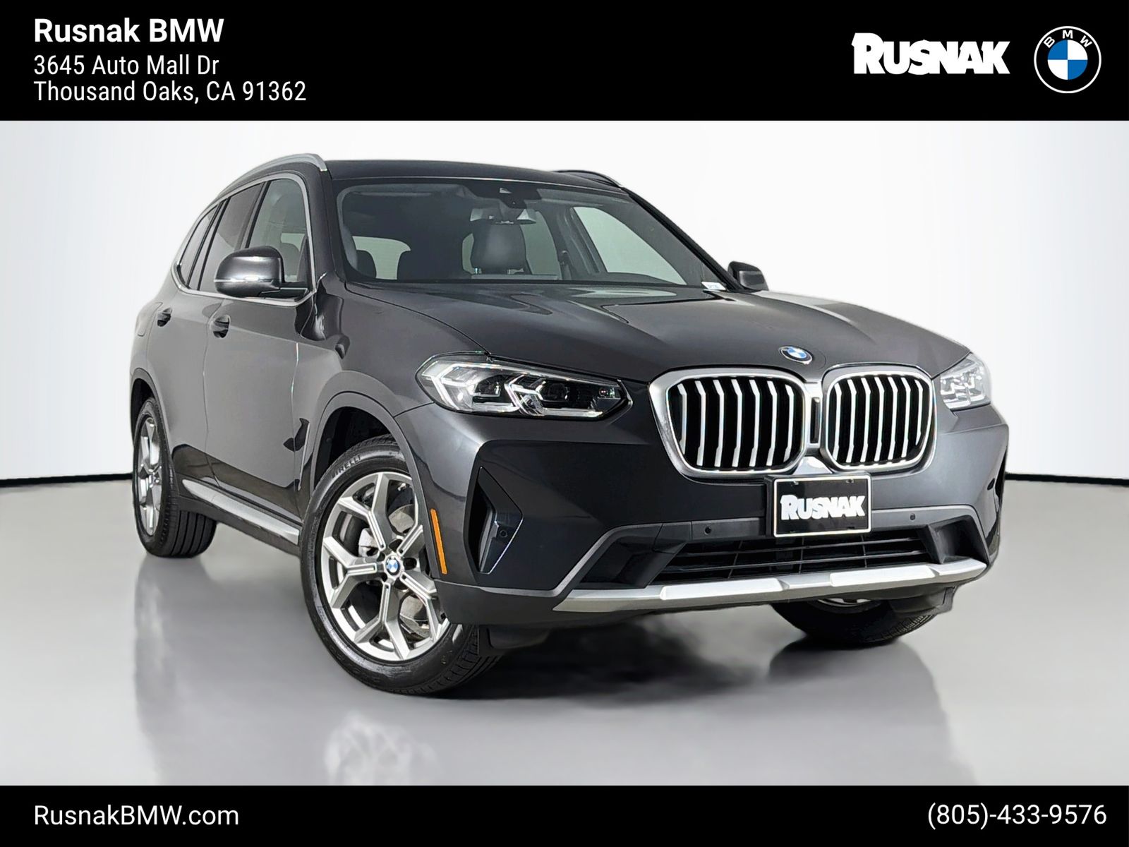 Gray (Dark Graphite Metallic) 2023 BMW X3 SUV / Crossover All-Wheel Drive 8-Speed Automatic