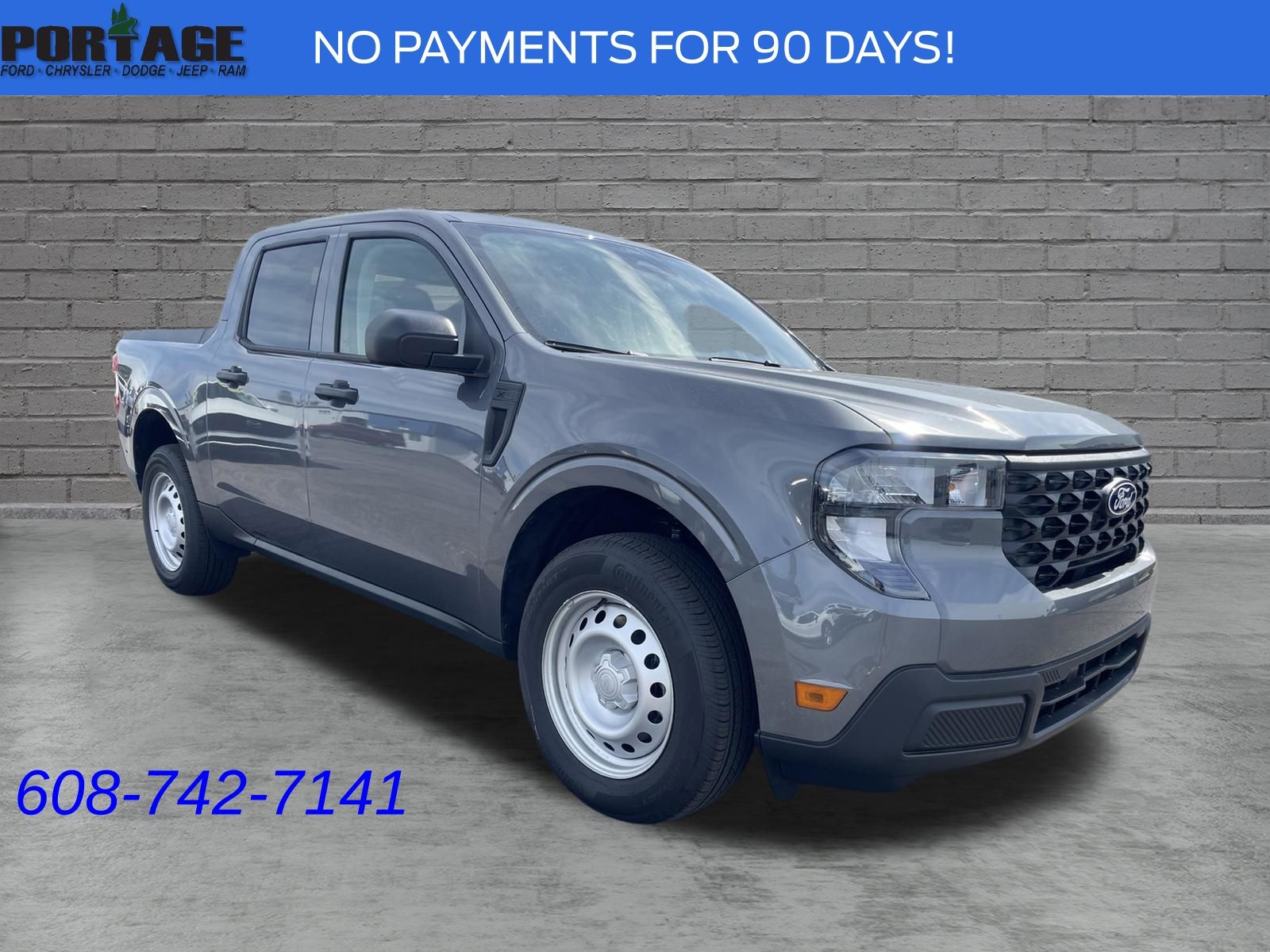Gray Metallic 2026 Ford Maverick Pickup Truck All-Wheel Drive Continuously Variable Transmission