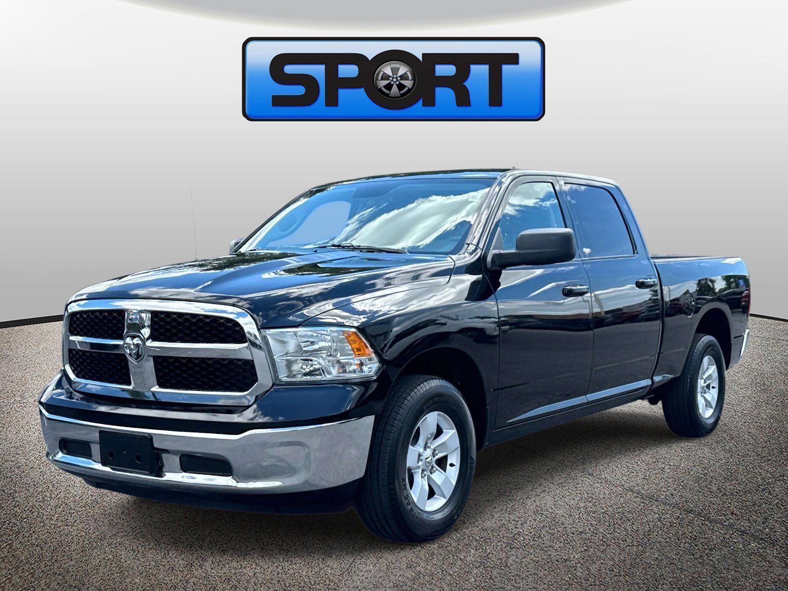 Diamond Black Crystal Pearlcoat 2021 RAM 1500 Pickup Truck Four-Wheel Drive 8-Speed Automatic