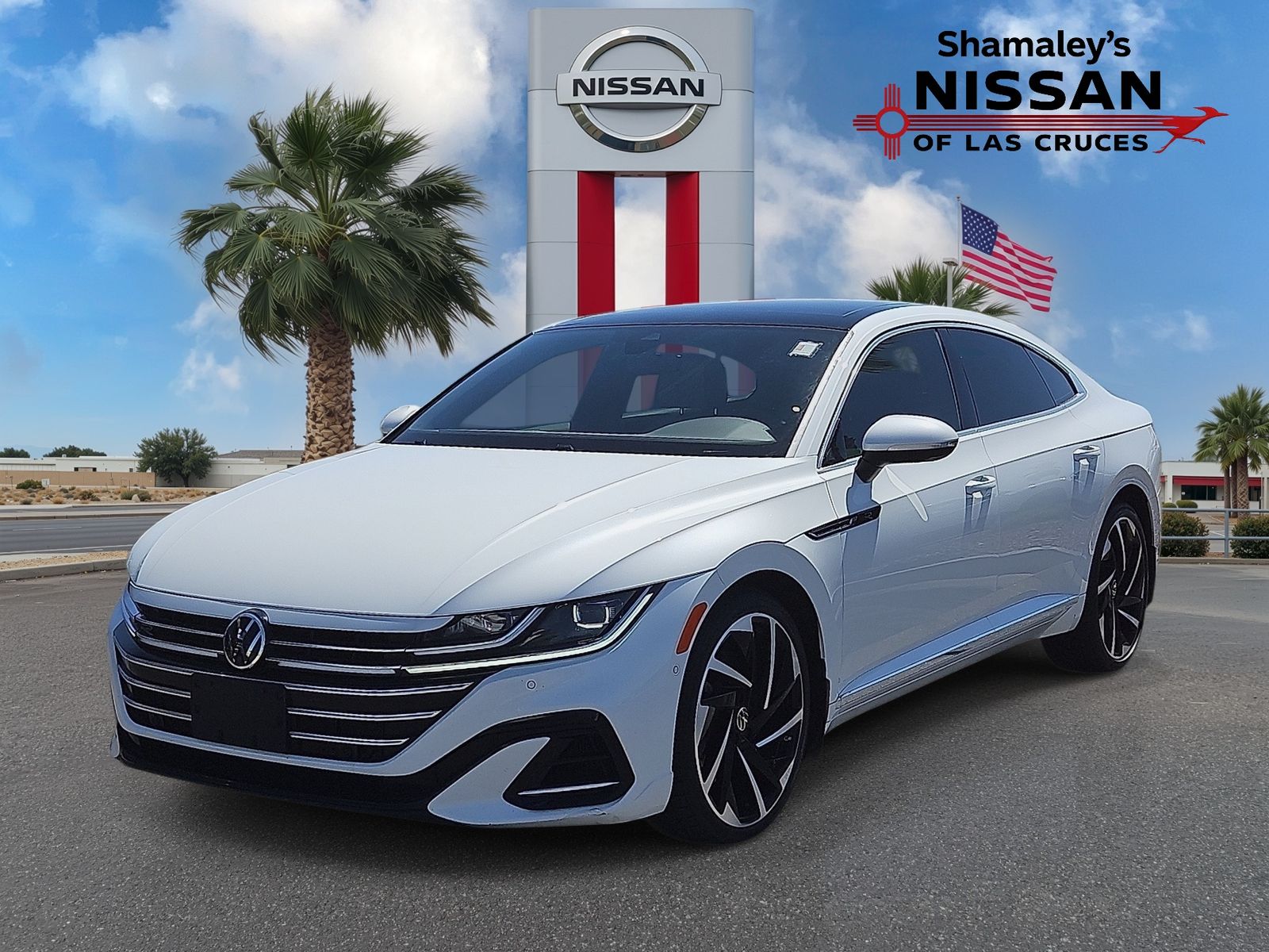 Opal White Pearl 2023 Volkswagen Arteon Sedan All-Wheel Drive 7-Speed Dual Clutch