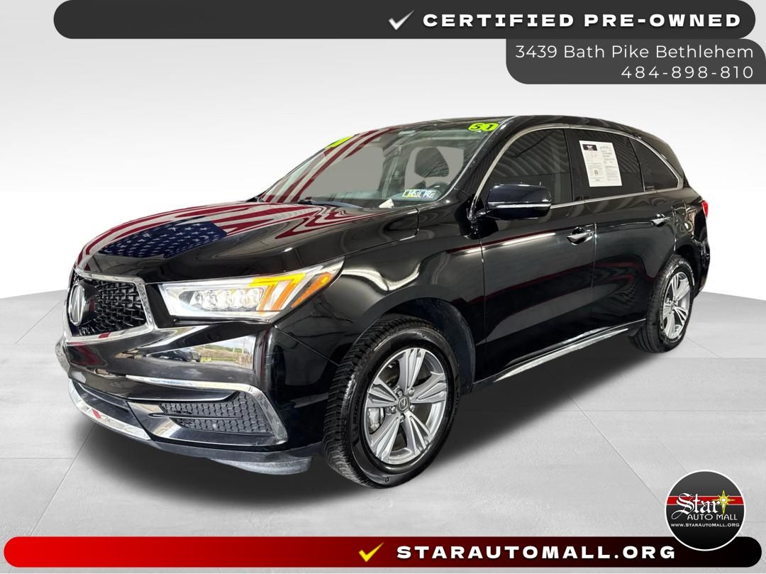 Black 2020 Acura MDX SUV / Crossover Front-Wheel Drive 9-Speed Automatic