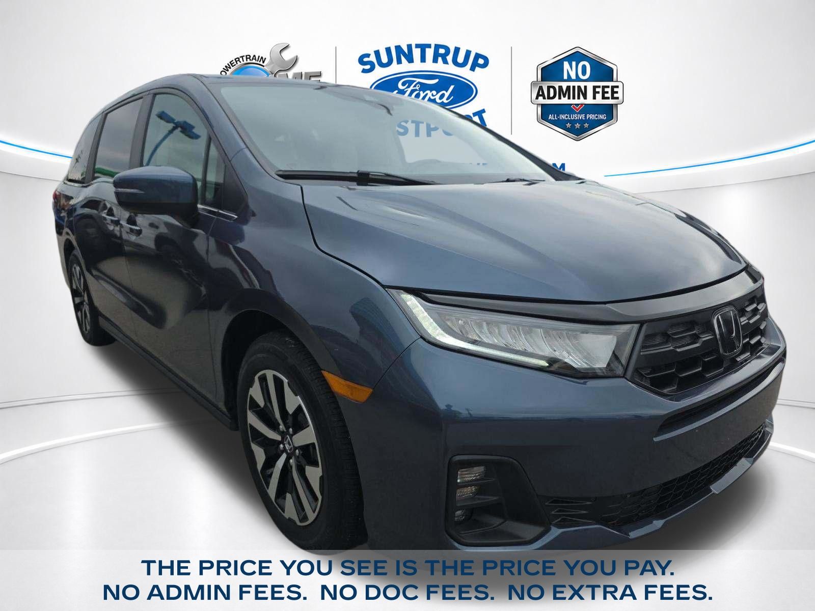 Blue Metallic 2025 Honda Odyssey EX-L FWD Minivan Front-Wheel Drive Automatic