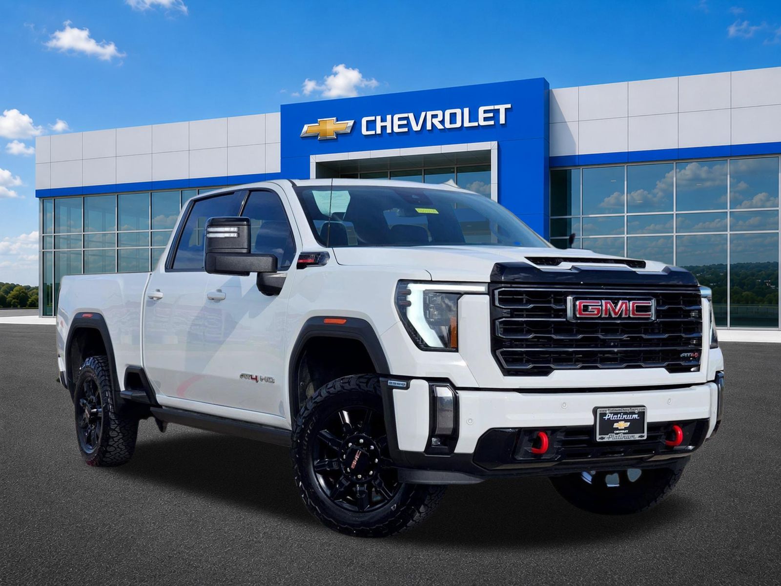 Summit White 2024 GMC Sierra 2500HD Pickup Truck Four-Wheel Drive Automatic