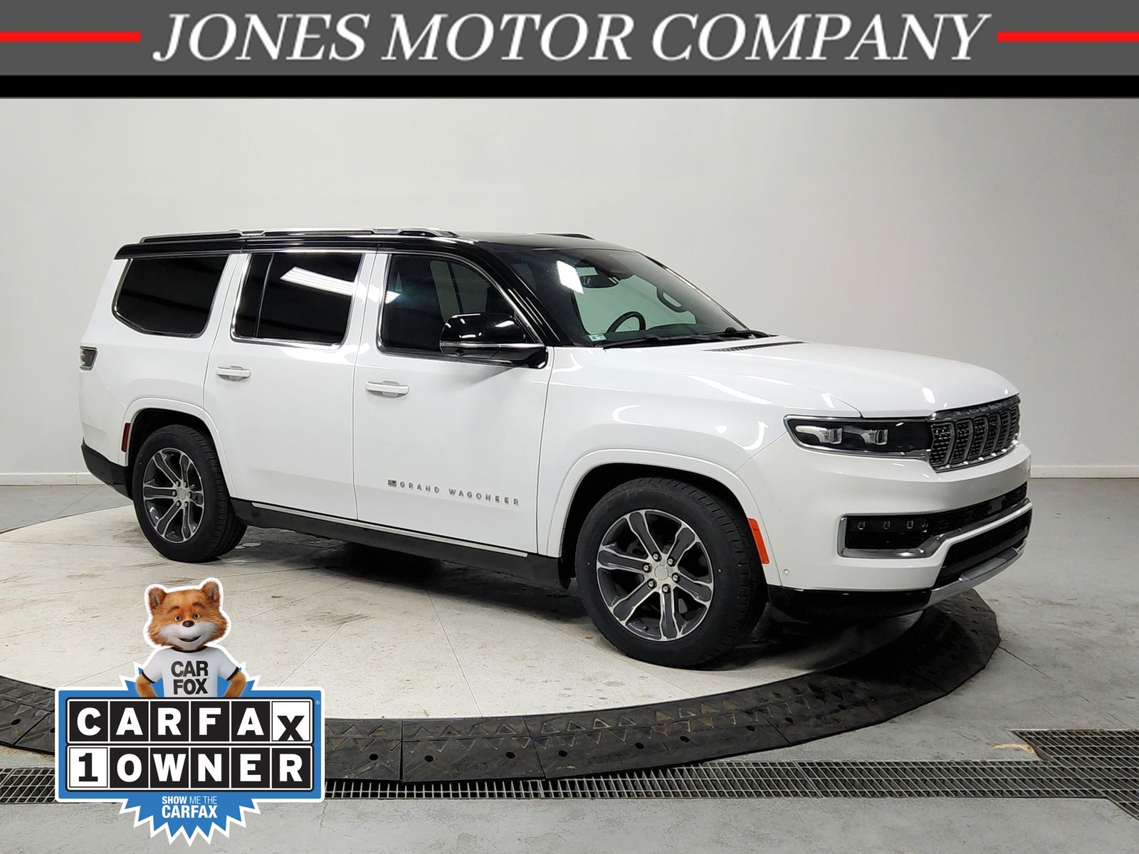 Bright White Clearcoat 2023 Jeep Grand Wagoneer 4WD SUV / Crossover Four-Wheel Drive 8-Speed Automatic