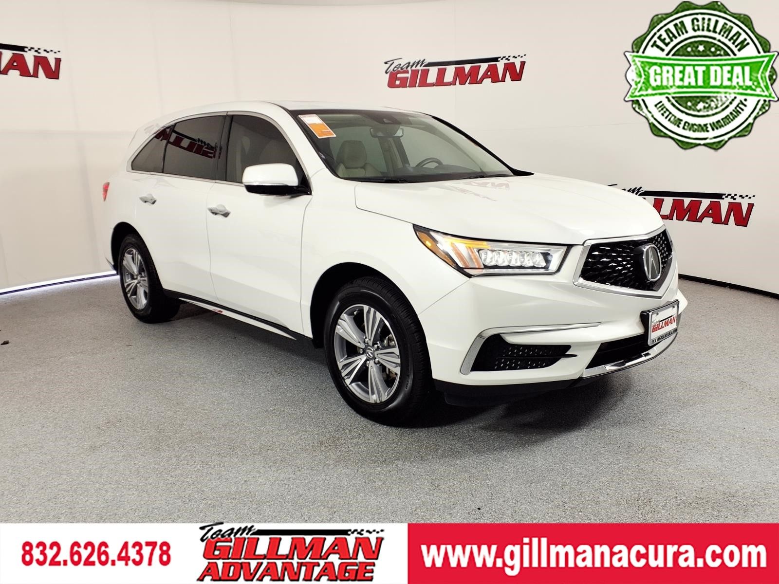 Platinum White Pearl 2020 Acura MDX SH-AWD SUV / Crossover All-Wheel Drive 9-Speed Automatic
