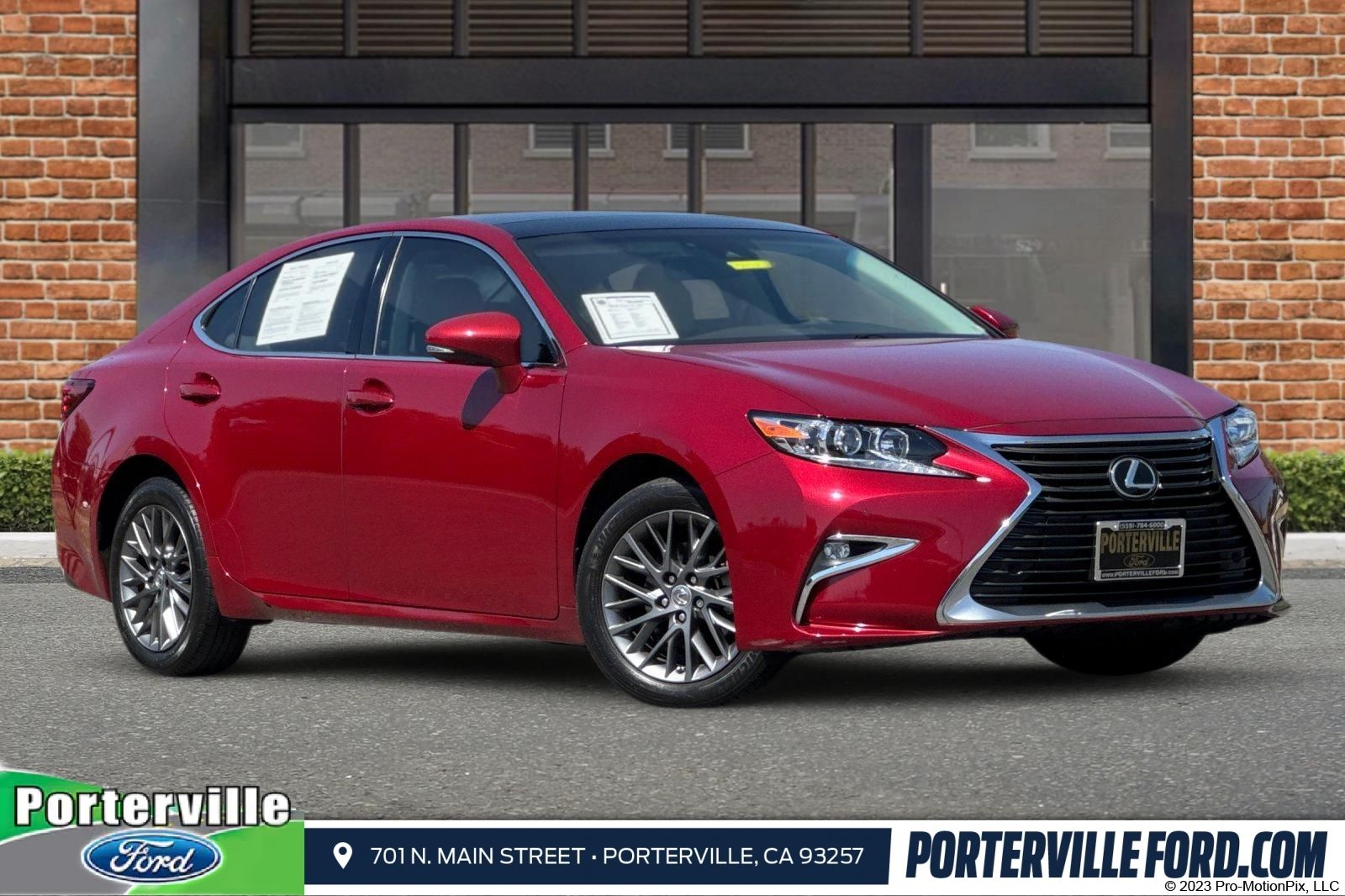 Matador Red Mica 2018 Lexus ES 350 FWD Sedan Front-Wheel Drive 6-Speed Automatic