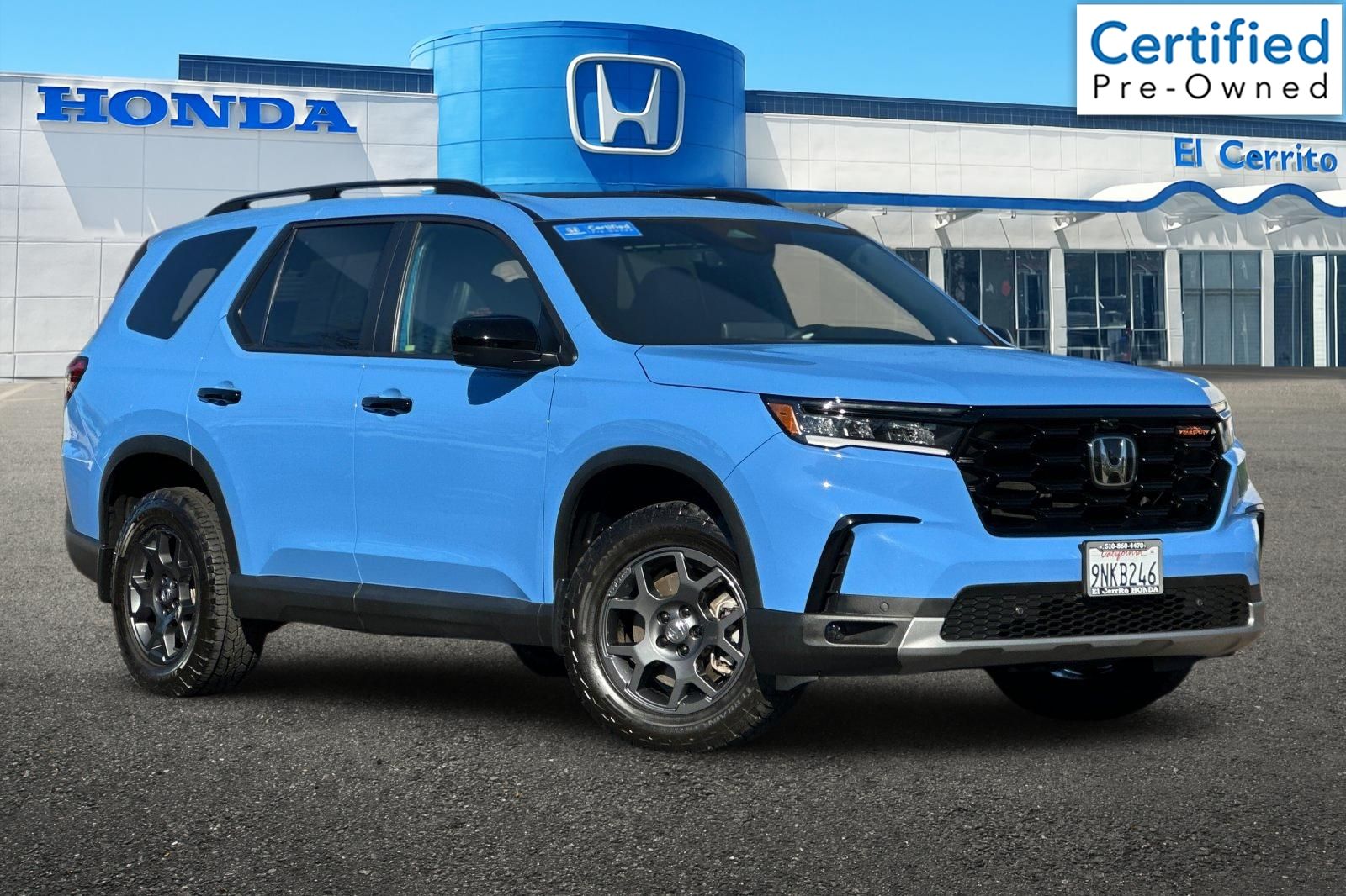 Diffused Sky Pearl 2024 Honda Pilot TrailSport AWD SUV / Crossover All-Wheel Drive Automatic