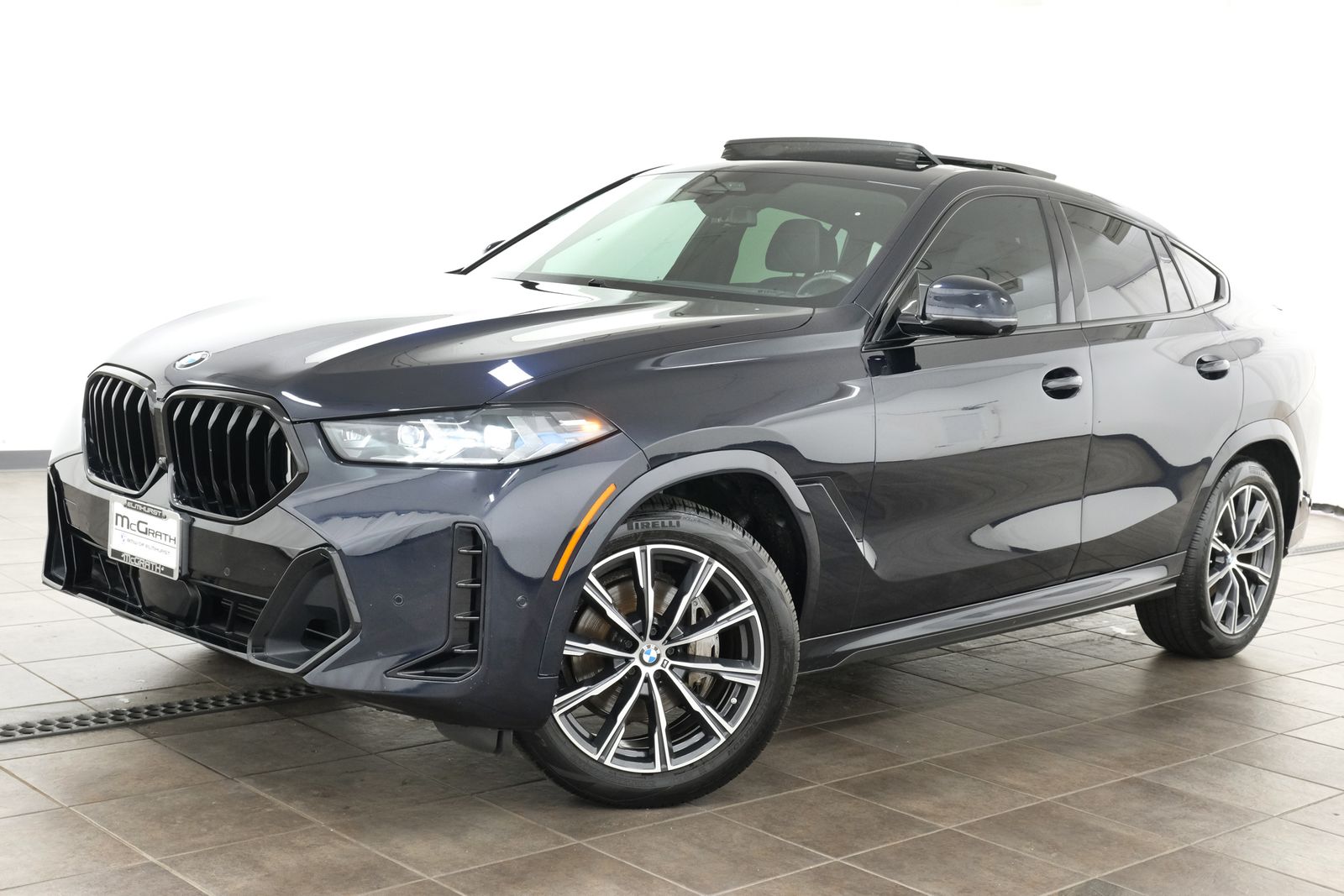 Carbon Black Metallic 2024 BMW X6 SUV / Crossover All-Wheel Drive 8-Speed Automatic