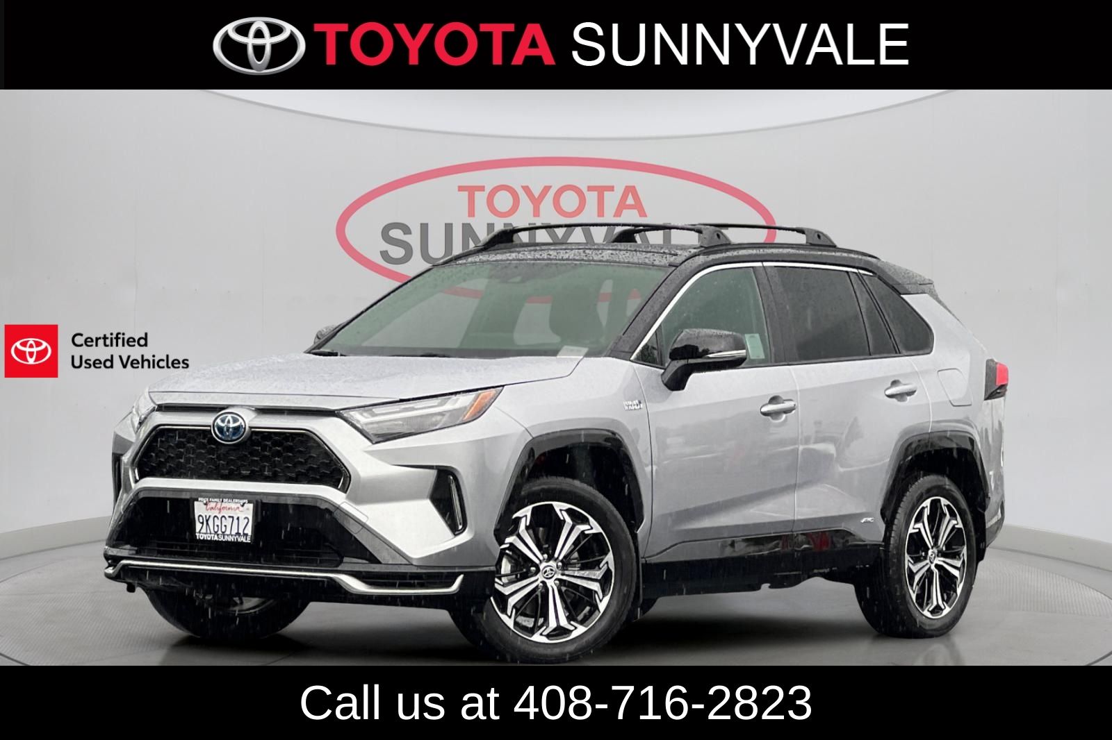 Silver Sky Metallic/Midnight Black Metallic 2024 Toyota RAV4 Prime XSE AWD SUV / Crossover All-Wheel Drive Continuously Variable Transmission