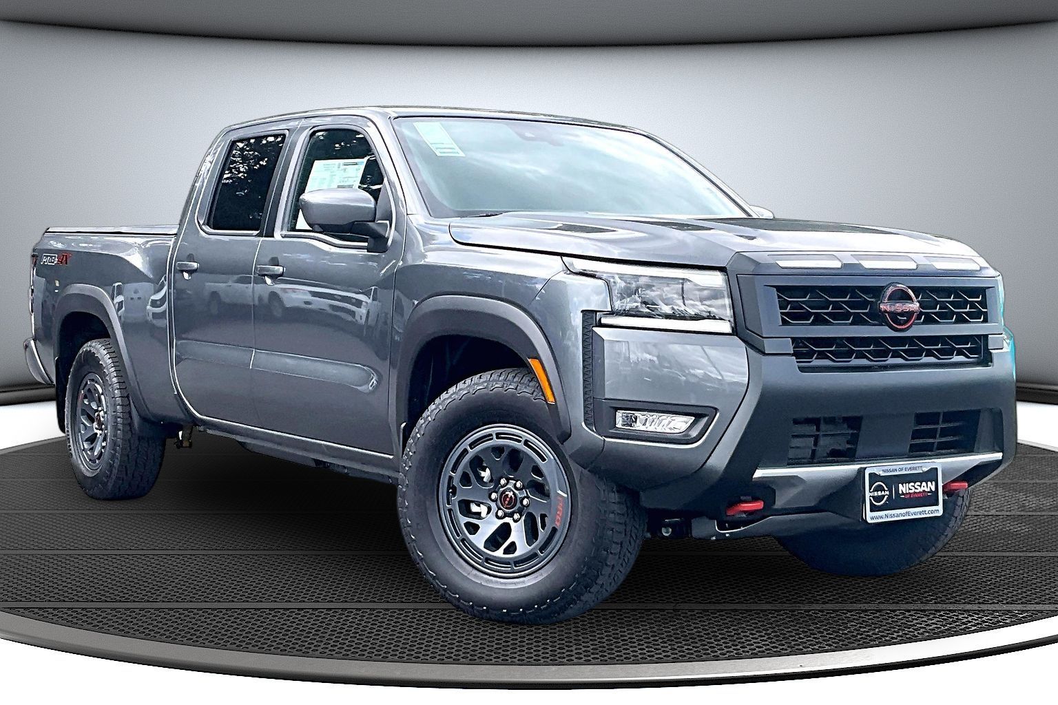 Gray (Gun Metallic) 2026 Nissan Frontier PRO-4X Crew Cab LB 4WD Pickup Truck Four-Wheel Drive 9-Speed Automatic Overdrive