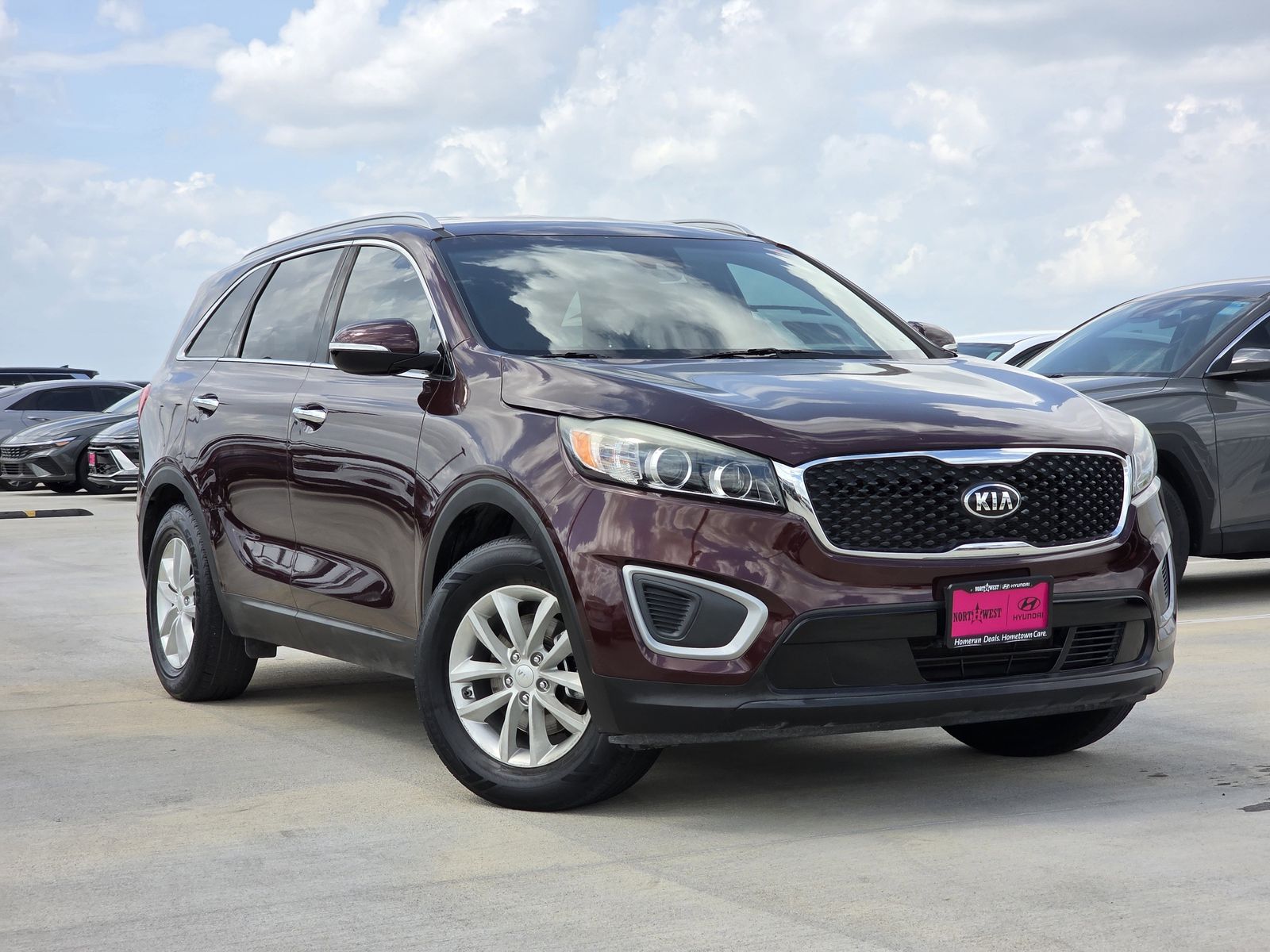 Red (Sangria) 2017 Kia Sorento LX FWD SUV / Crossover Front-Wheel Drive 6-Speed Automatic