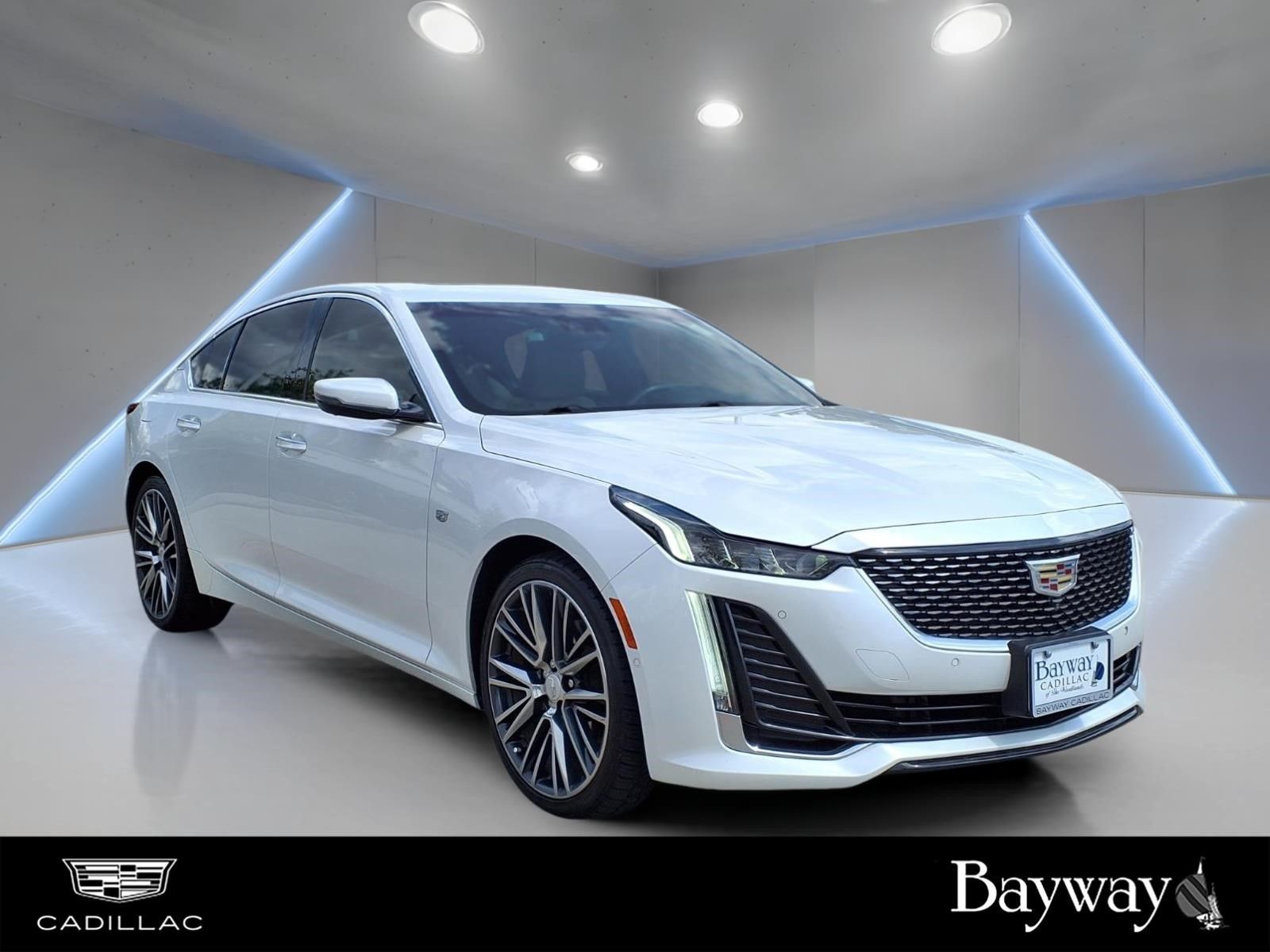 2023 Cadillac CT5 Premium Luxury White at Classic Chevrolet Galveston