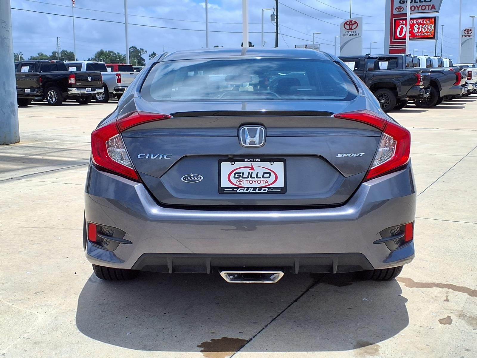 2020 Honda Civic Sport Gray at Bayshore Chrysler Jeep Dodge Ram