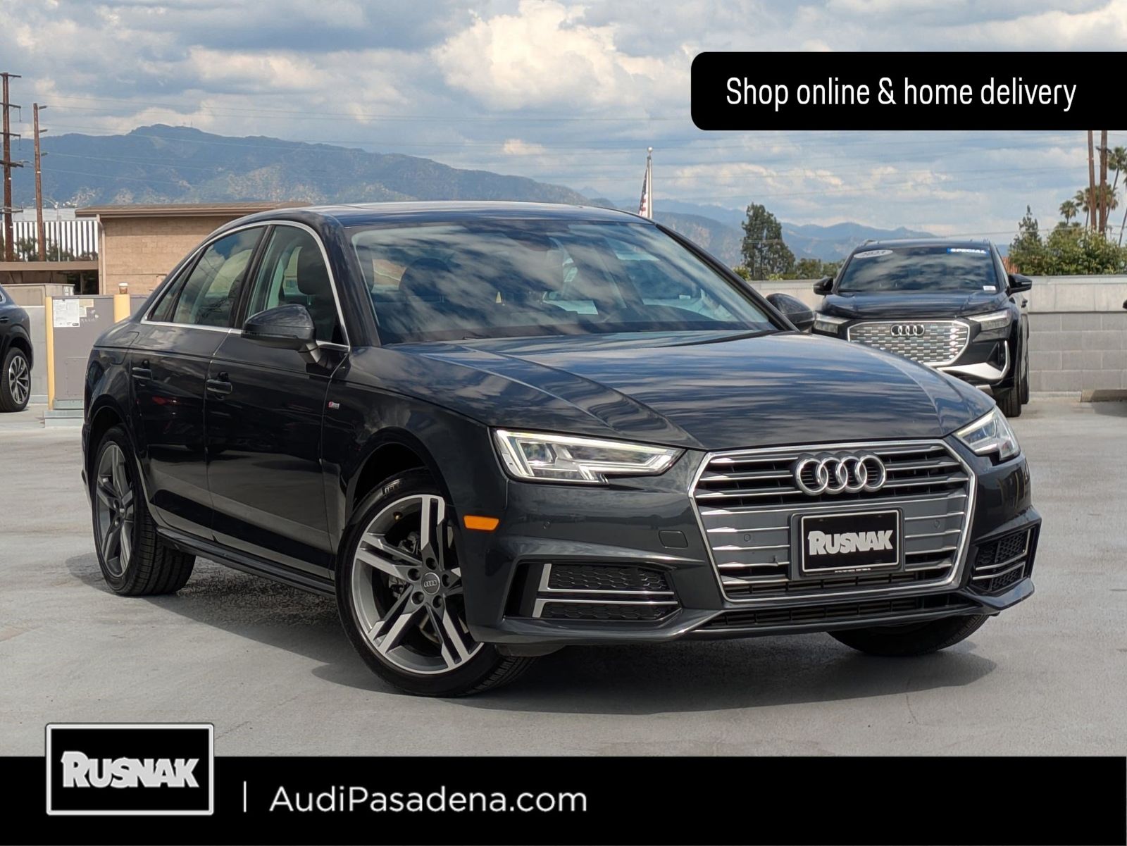 Manhattan Gray Metallic 2018 Audi A4 2.0 TFSI ultra Premium Plus FWD Sedan Front-Wheel Drive 7-Speed Automatic