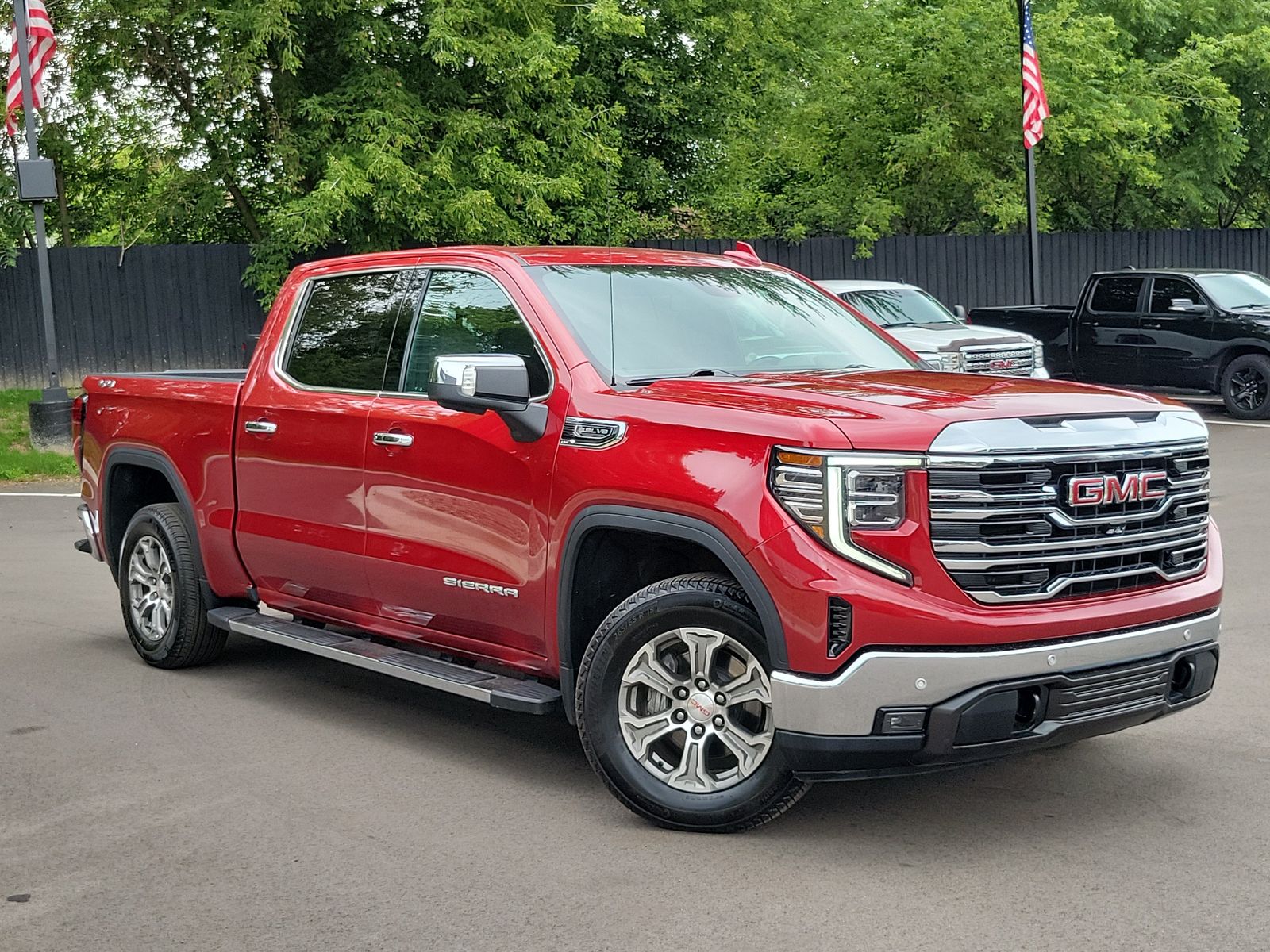Cayenne Red Tintcoat 2022 GMC Sierra 1500 Pickup Truck Four-Wheel Drive Automatic