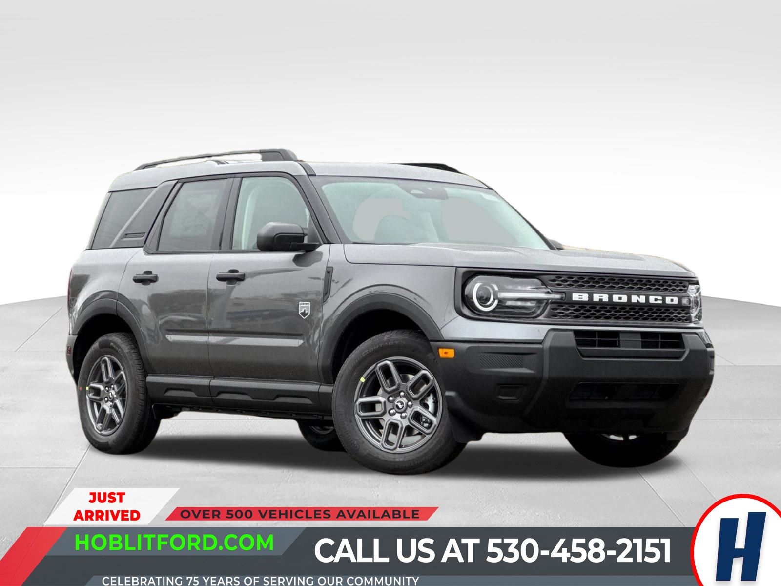 Carbonized Gray Metallic 2025 Ford Bronco Sport SUV / Crossover All-Wheel Drive 8-Speed Automatic